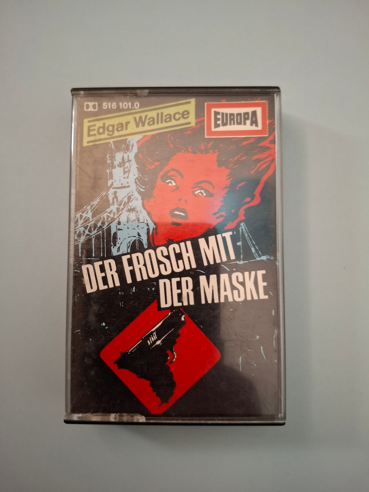 Edgar Wallace - Der Frosch mit der Maske (2) - Rare 1980s Vintage German Crime Audio Play Cassette Tape - Original EUROPA Pressing
