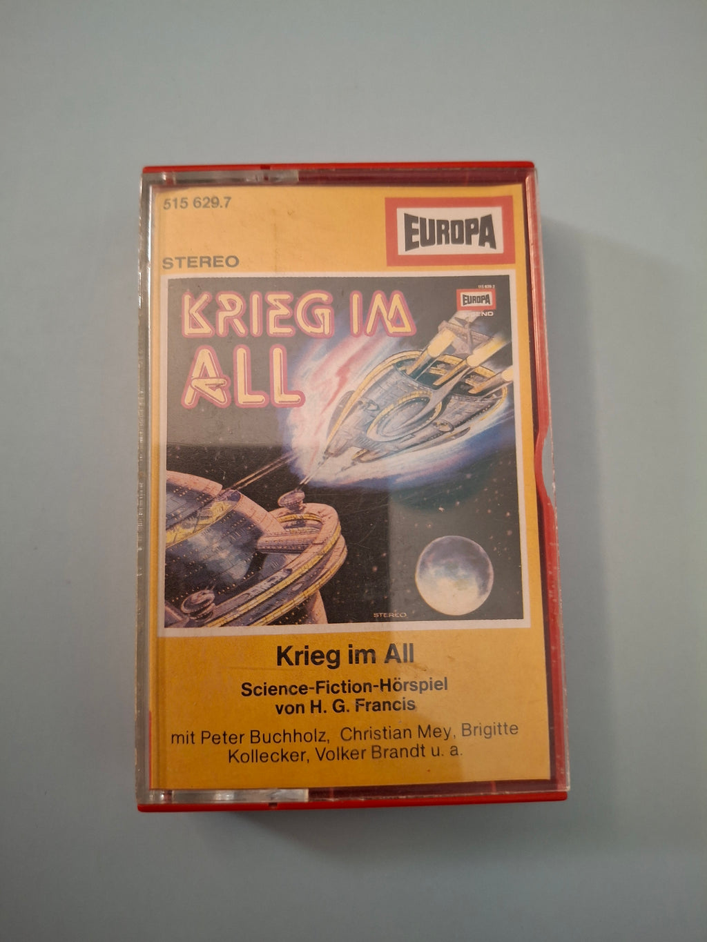 Krieg im All - Rare 1970s Vintage German Sci-Fi Audio Play Cassette Tape - Original EUROPA First Pressing