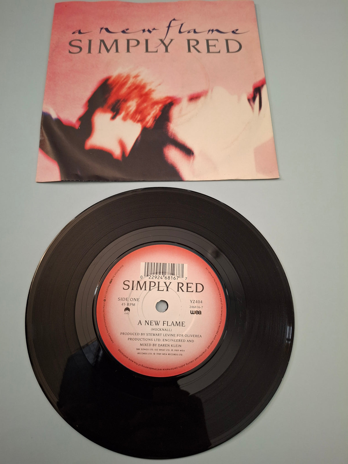 Simply Red - A New Flame (1989 WEA UK 7" Vinyl Single)