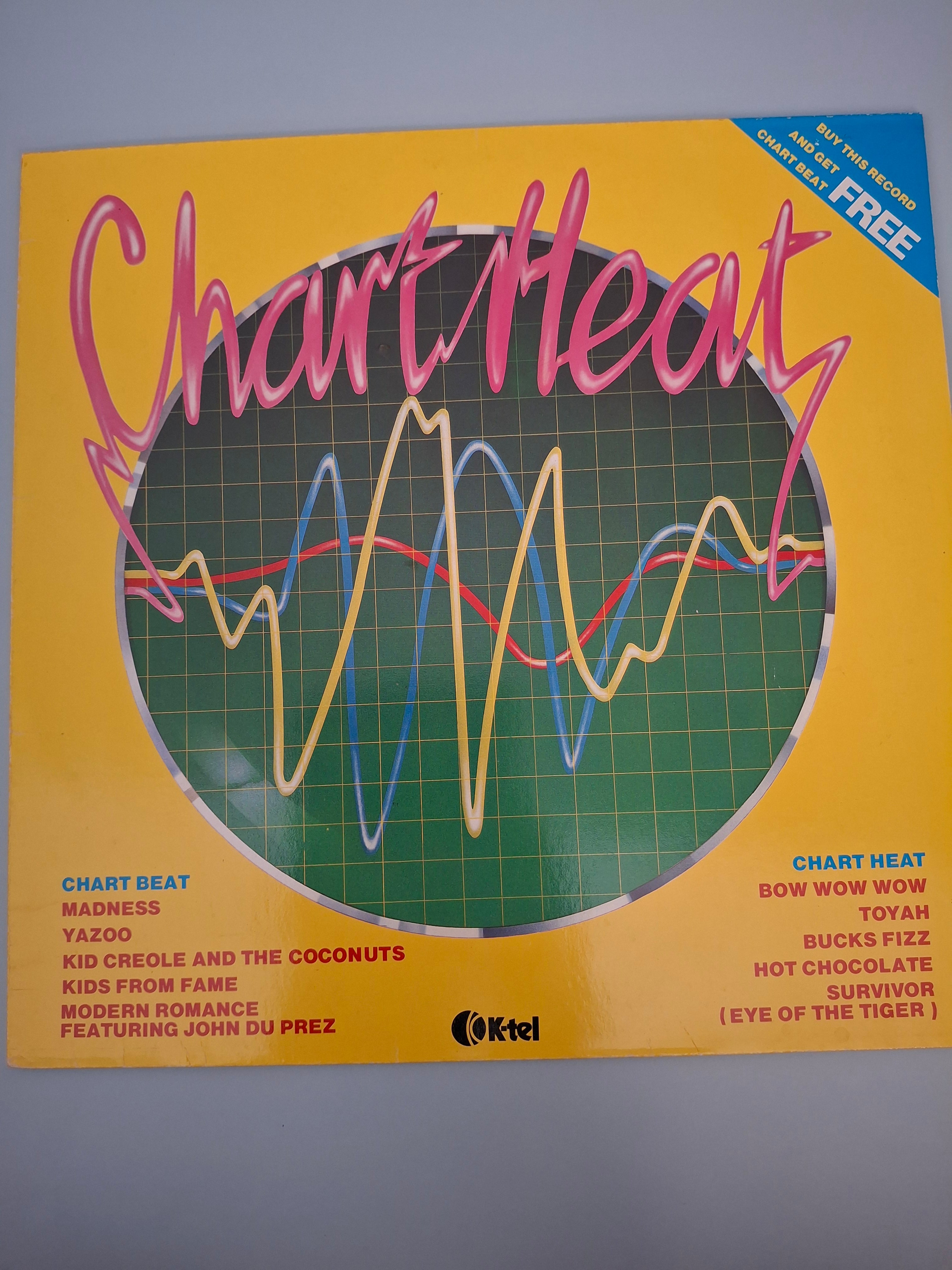 Chart Heat - Original 1982 K-Tel Compilation Vinyl LP (NE 1180B)