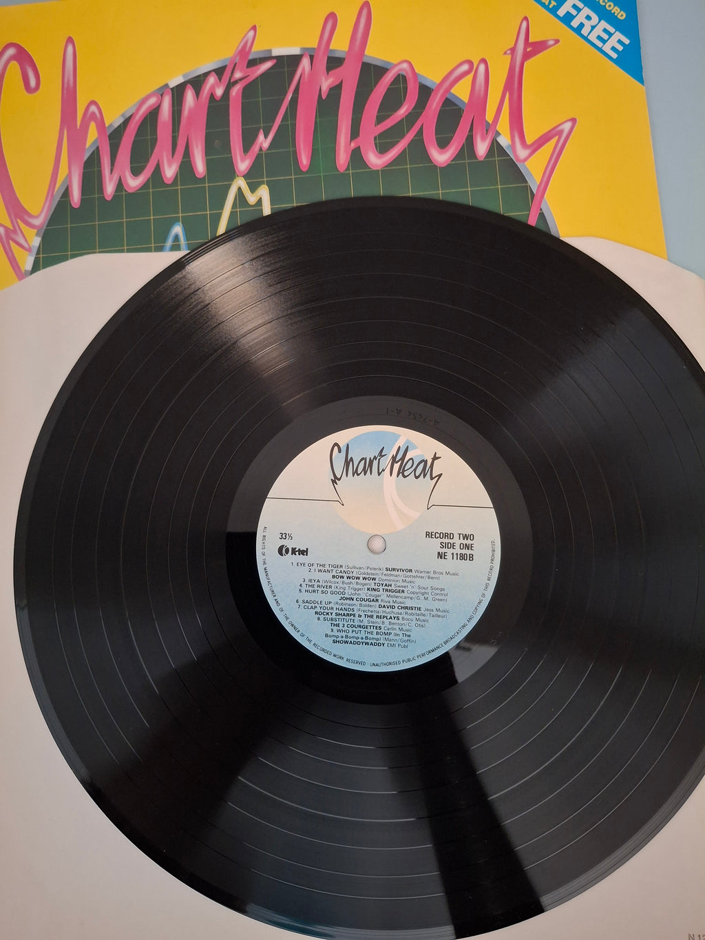 Chart Heat - Original 1982 K-Tel Compilation Vinyl LP (NE 1180B)