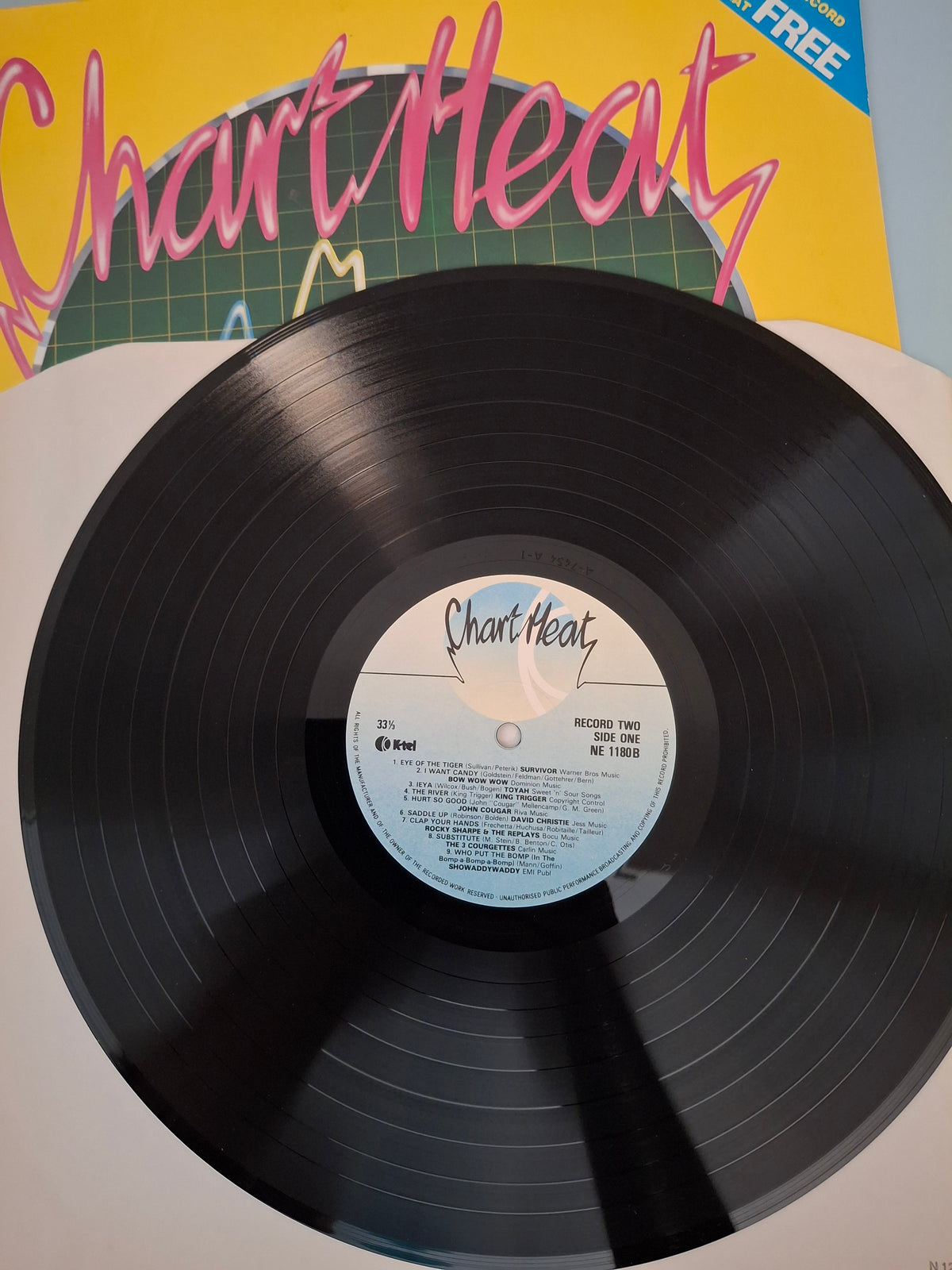 Chart Heat - Original 1982 K-Tel Compilation Vinyl LP (NE 1180B)