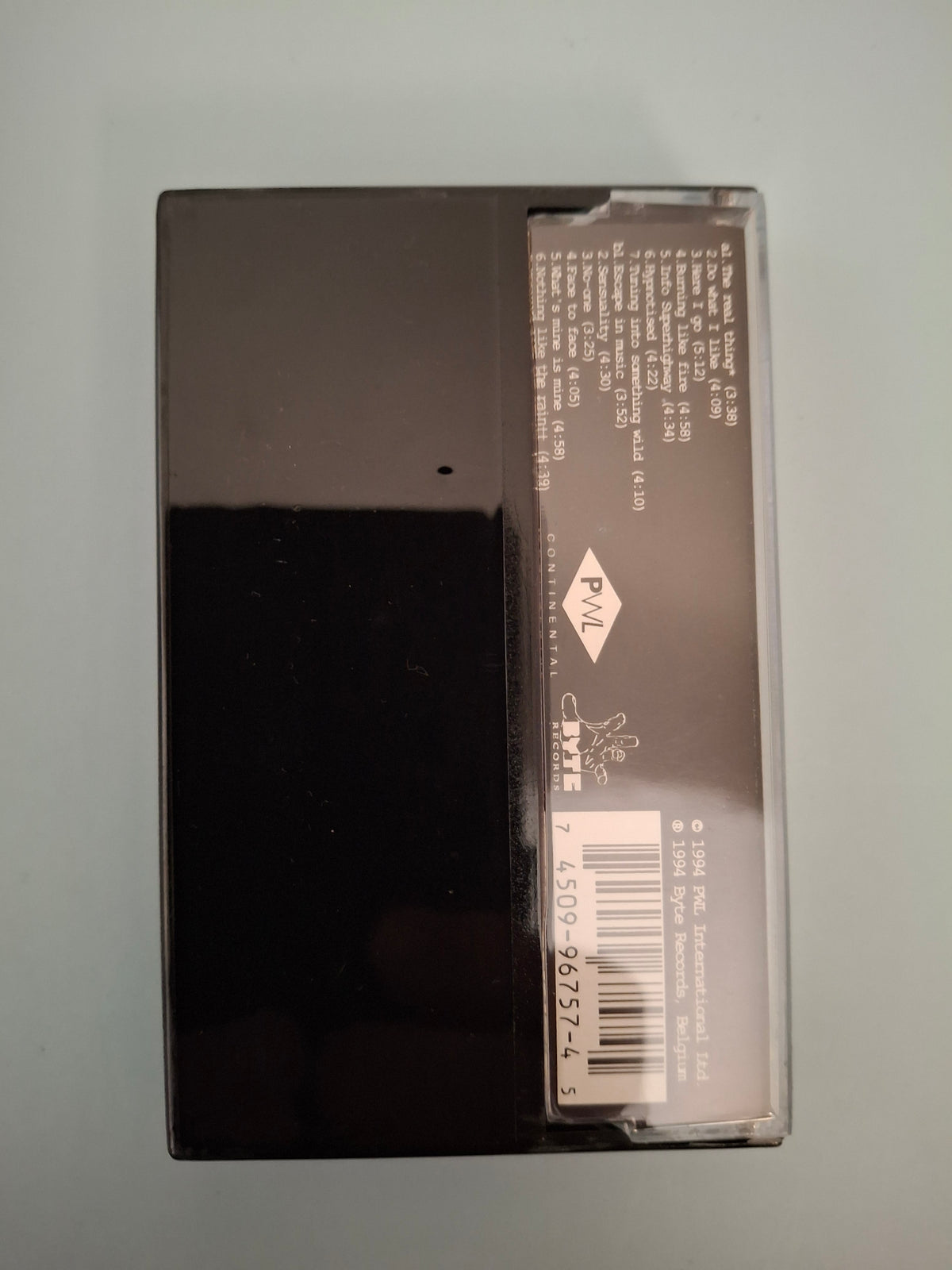 2 Unlimited - Real Things Original 1994 UK/Europe Cassette Tape (PWL Continental 74509-96757-4 5