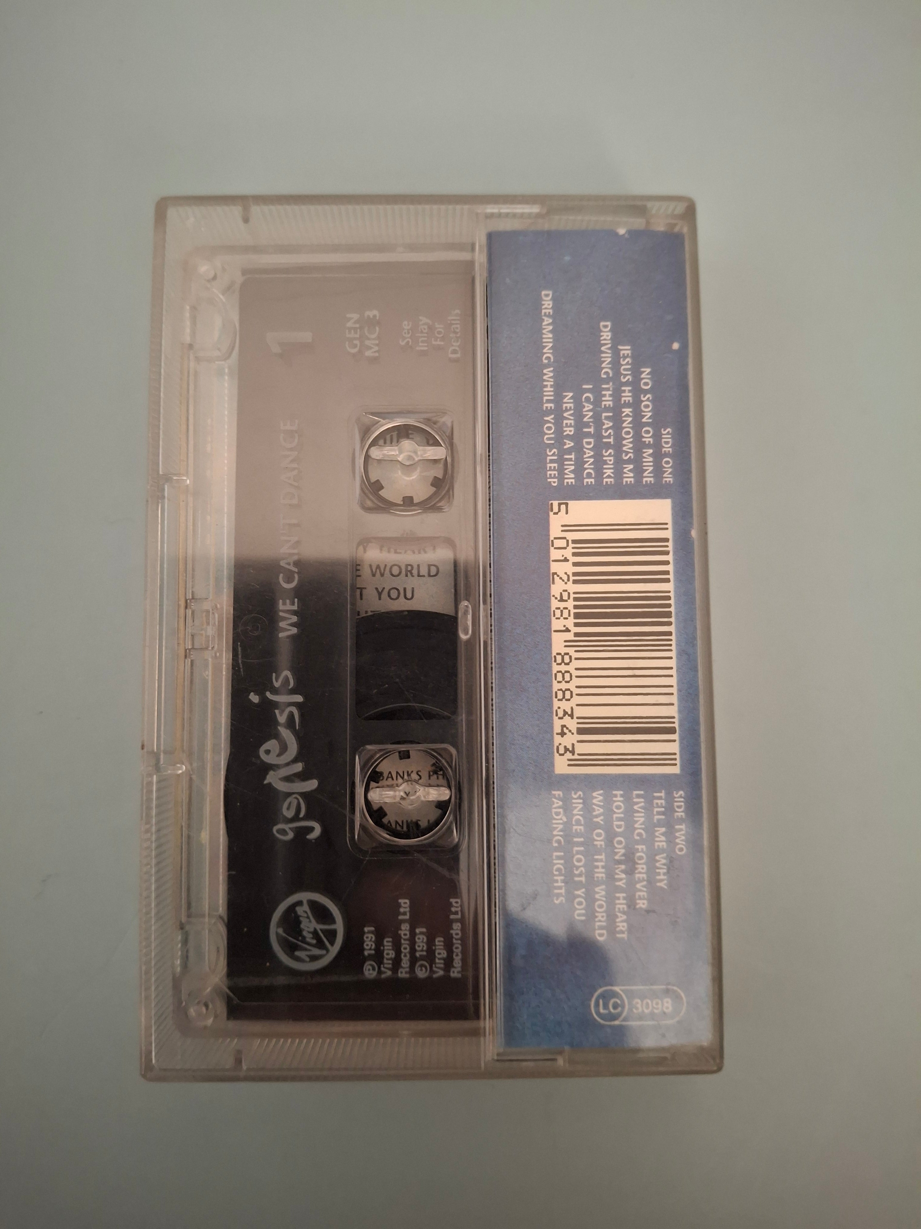 Genesis - We Can't Dance Original 1991 UK Cassette Tape (Virgin GEN MC 3)