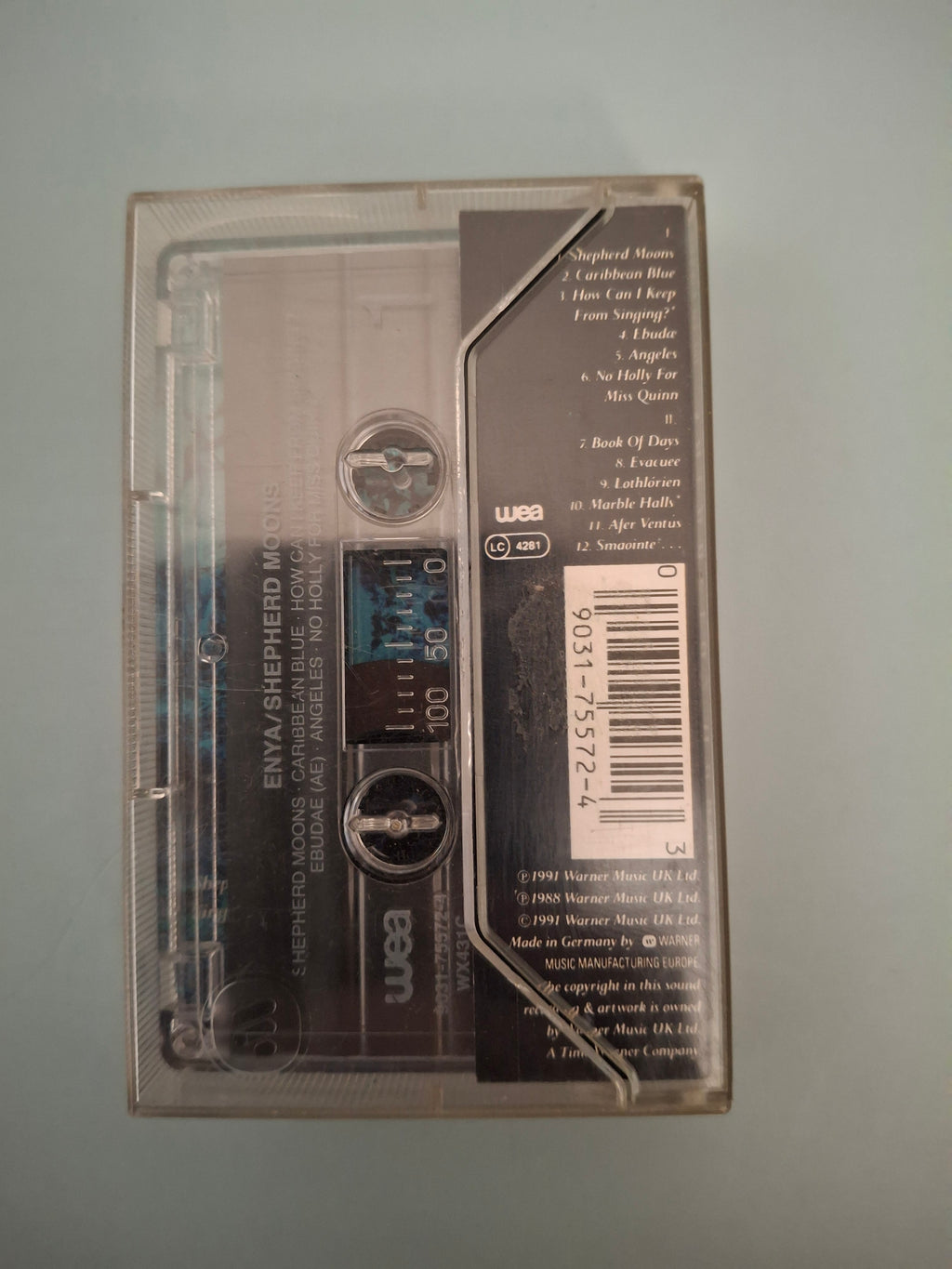 Enya - Shepherd Moons Original 1991 UK/Europe Cassette Tape (WEA 9031-75572-4)