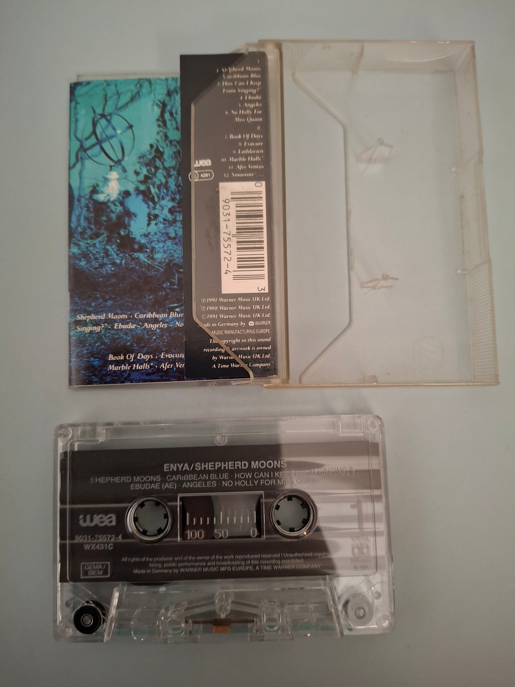 Enya - Shepherd Moons Original 1991 UK/Europe Cassette Tape (WEA 9031-75572-4)