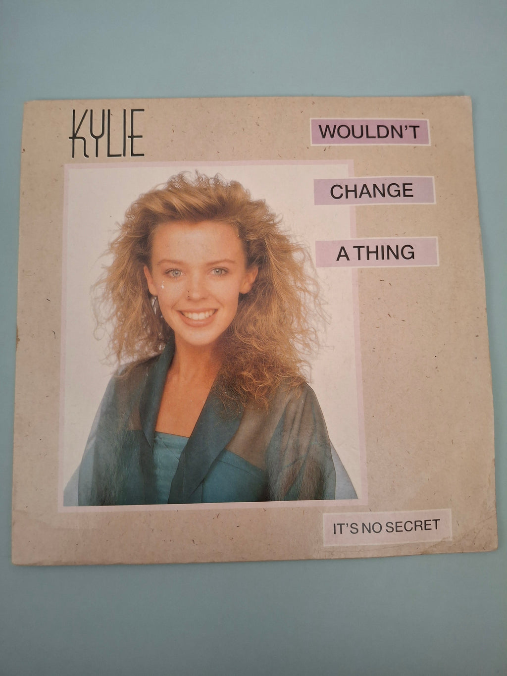 Kylie Minogue - Wouldn't Change A Thing Original 1989 UK 7" Vinyl Picture Sleeve Single (PWL 42)