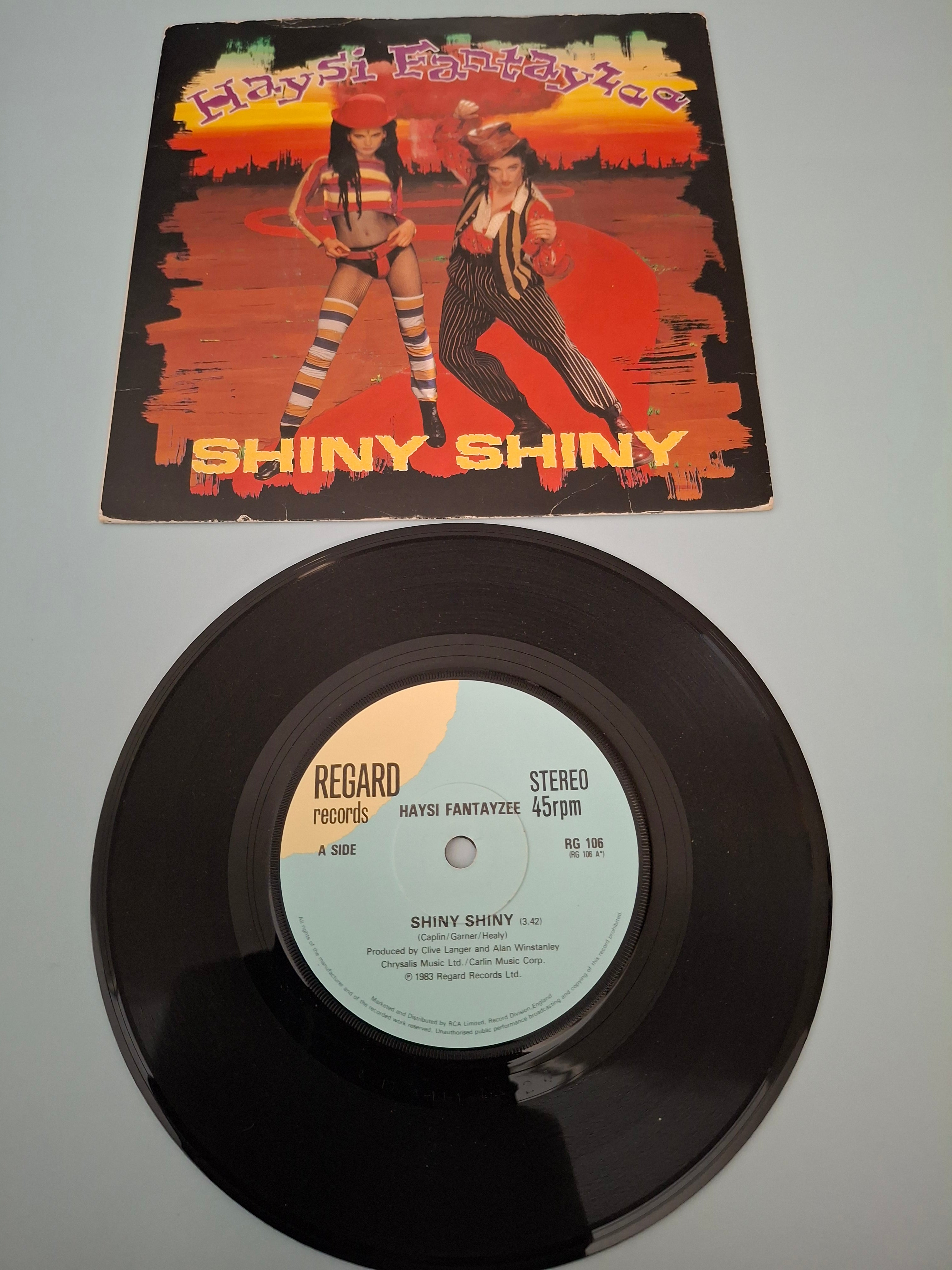 Haysi Fantayzee - Shiny Shiny Original 1983 UK 7" Vinyl Picture Sleeve Single (Regard RG 106)