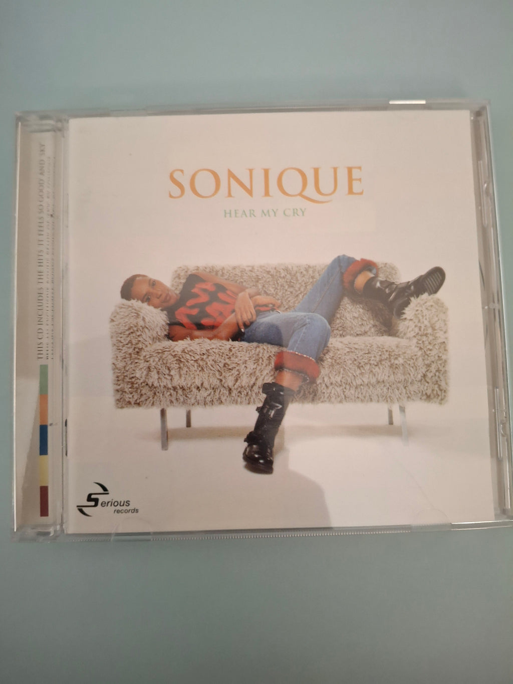 Sonique - Hear My Cry UK Special Edition CD (2000 Serious Records 159 612-2)