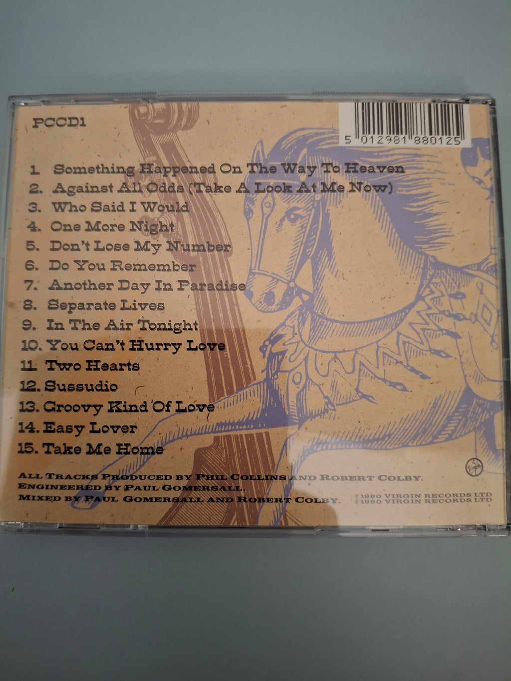 Phil Collins - Serious Hits... Live! Original UK CD Pressing (1990 Virgin PCCD 1)