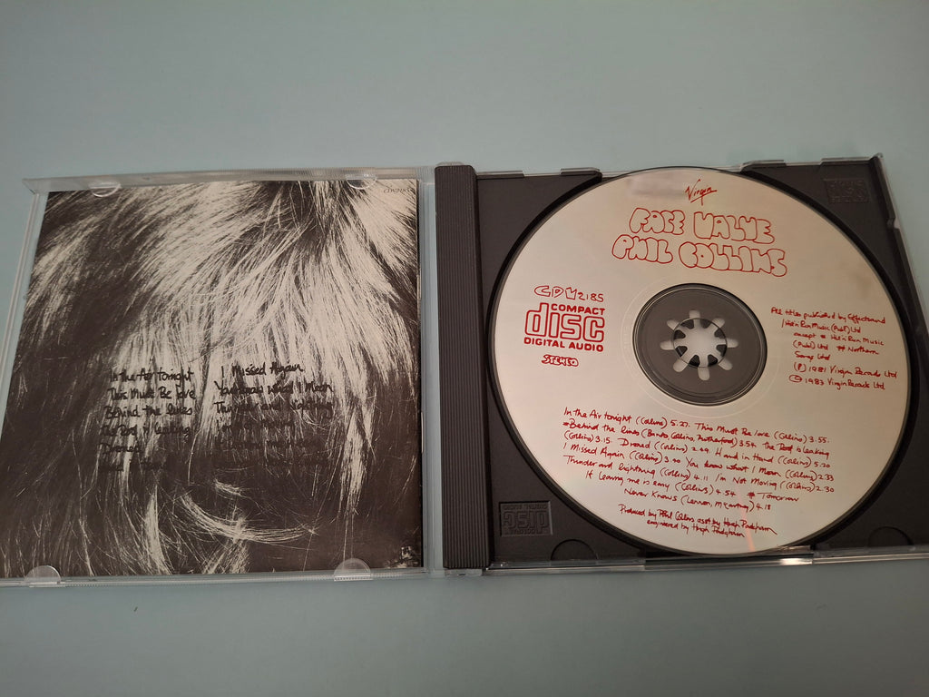 Phil Collins - Face Value Early UK CD Pressing (1983 Virgin CDV 2185)
