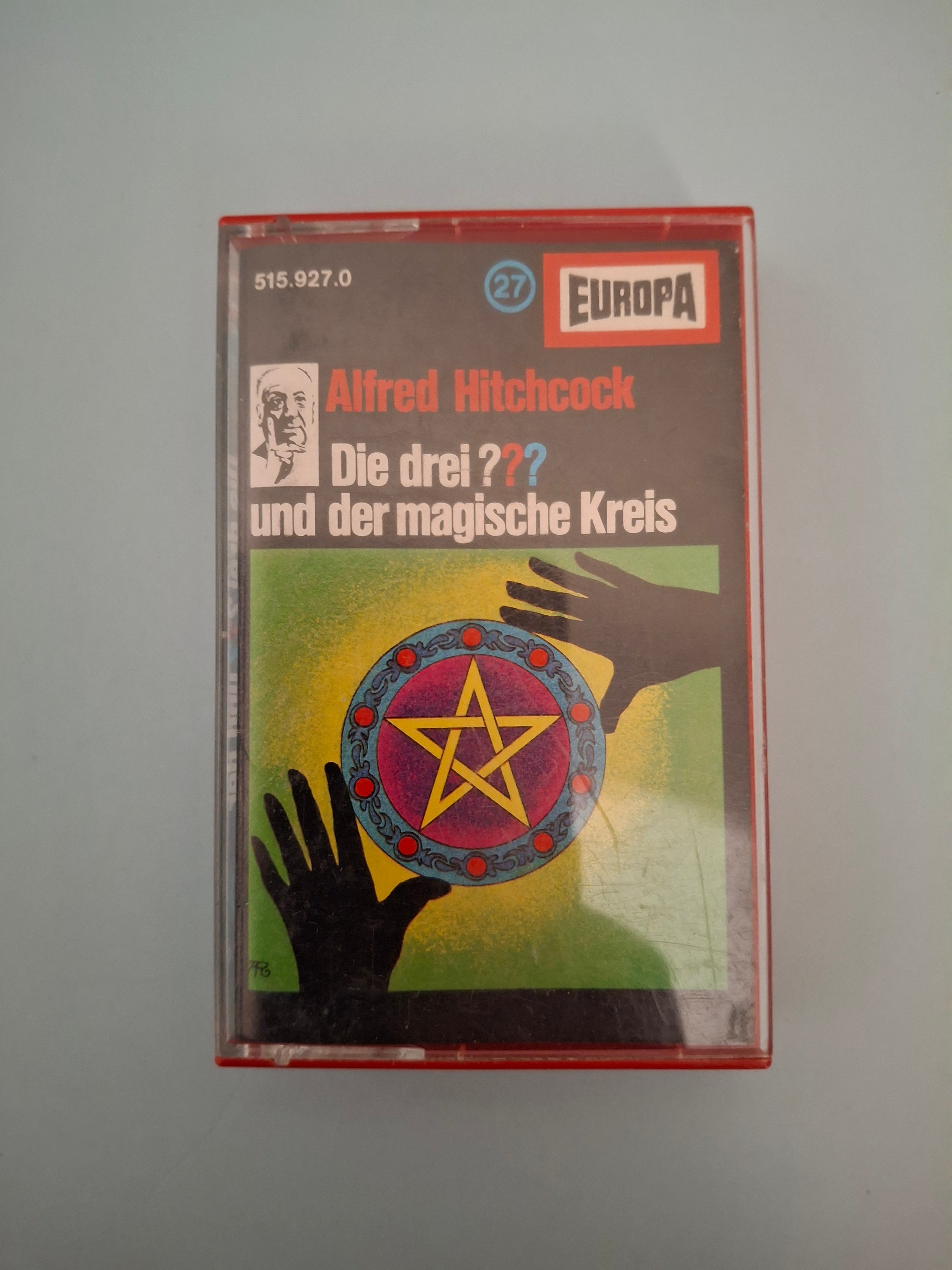 Alfred Hitchcock - Die drei ??? 27 - Und der magische Kreis Vintage German Cassette Tape (1981 Europa 515 927.0)