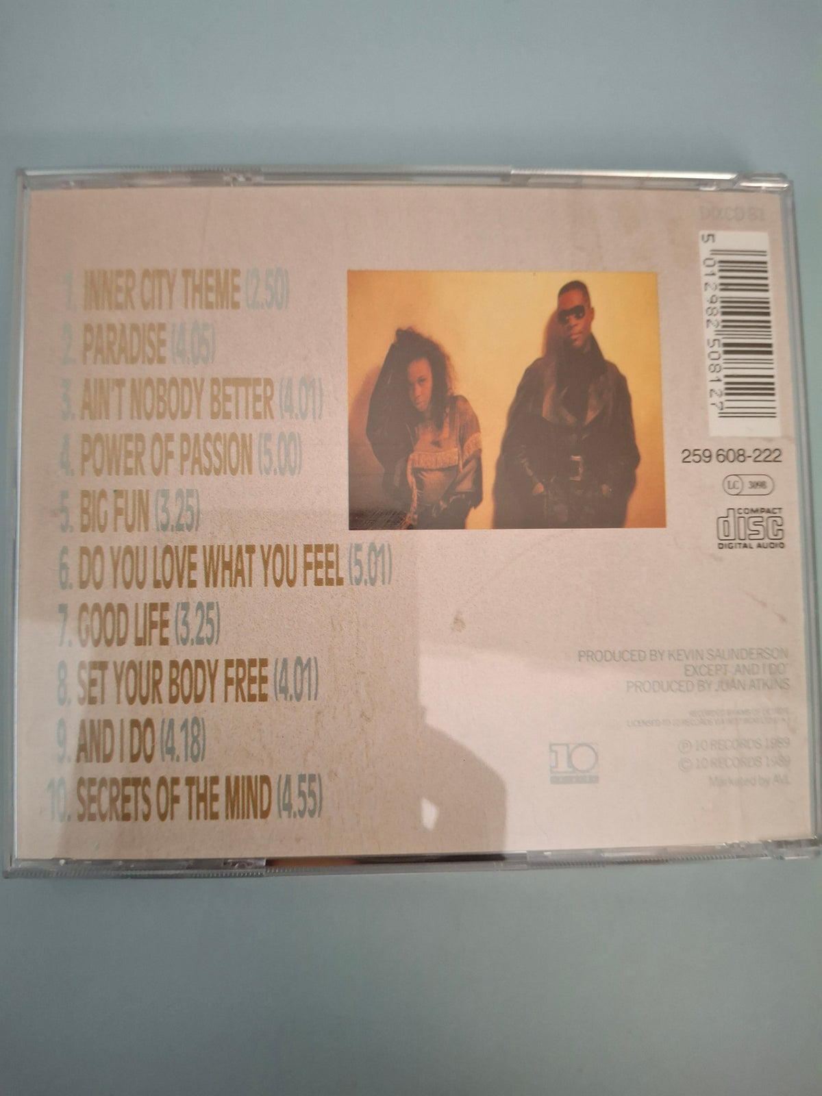 Inner City - Paradise Original UK First Pressing CD (1989 10 Records DIXCD 81)