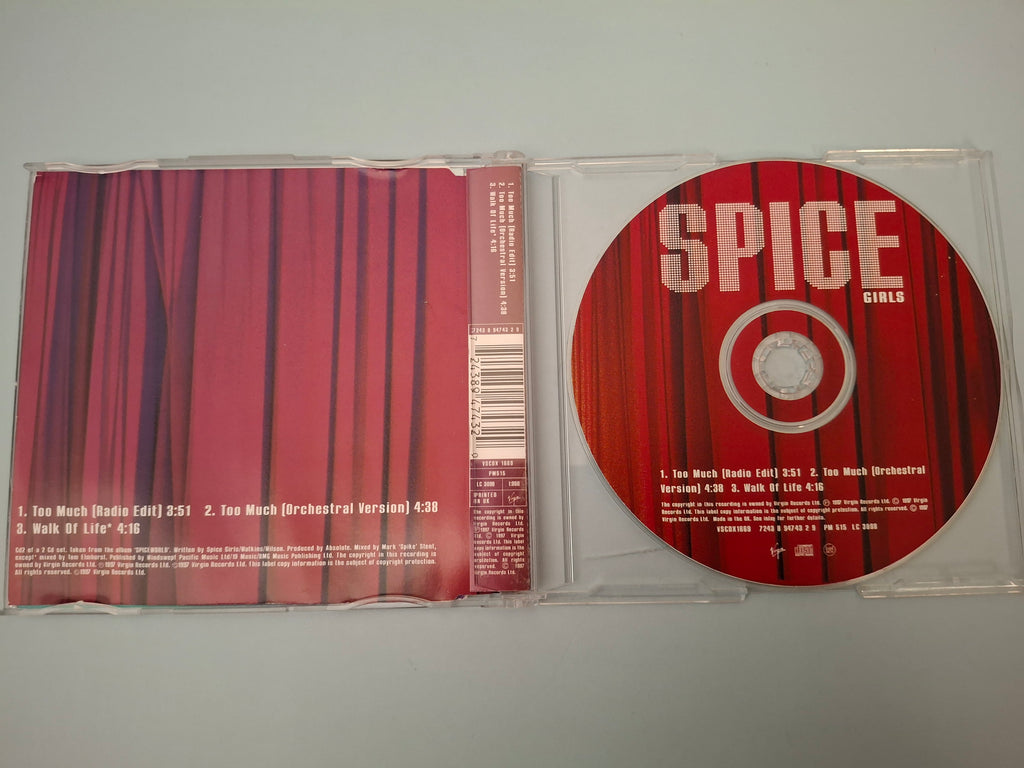 Spice Girls - Too Much CD2 Single (1997, VSCDX 1669)