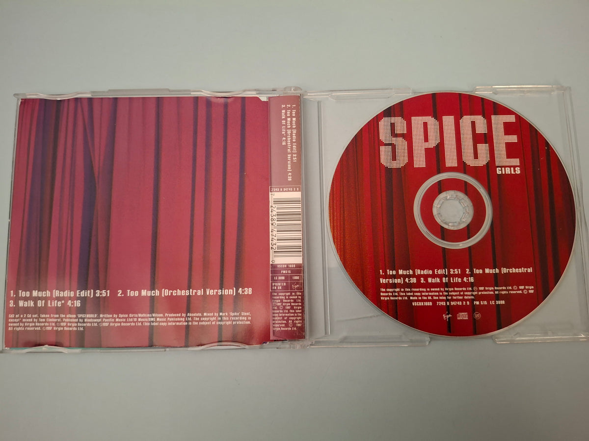Spice Girls - Too Much CD2 Single (1997, VSCDX 1669)