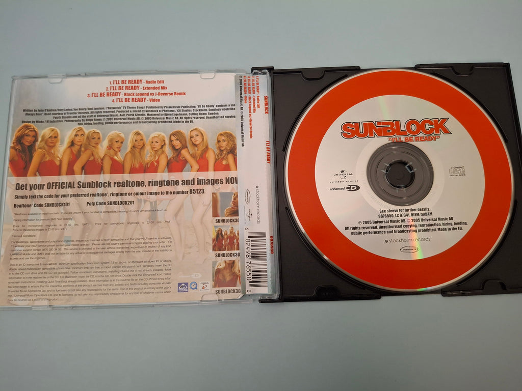 Sunblock - I'll Be Ready Enhanced CD Single (2005, 9876550)