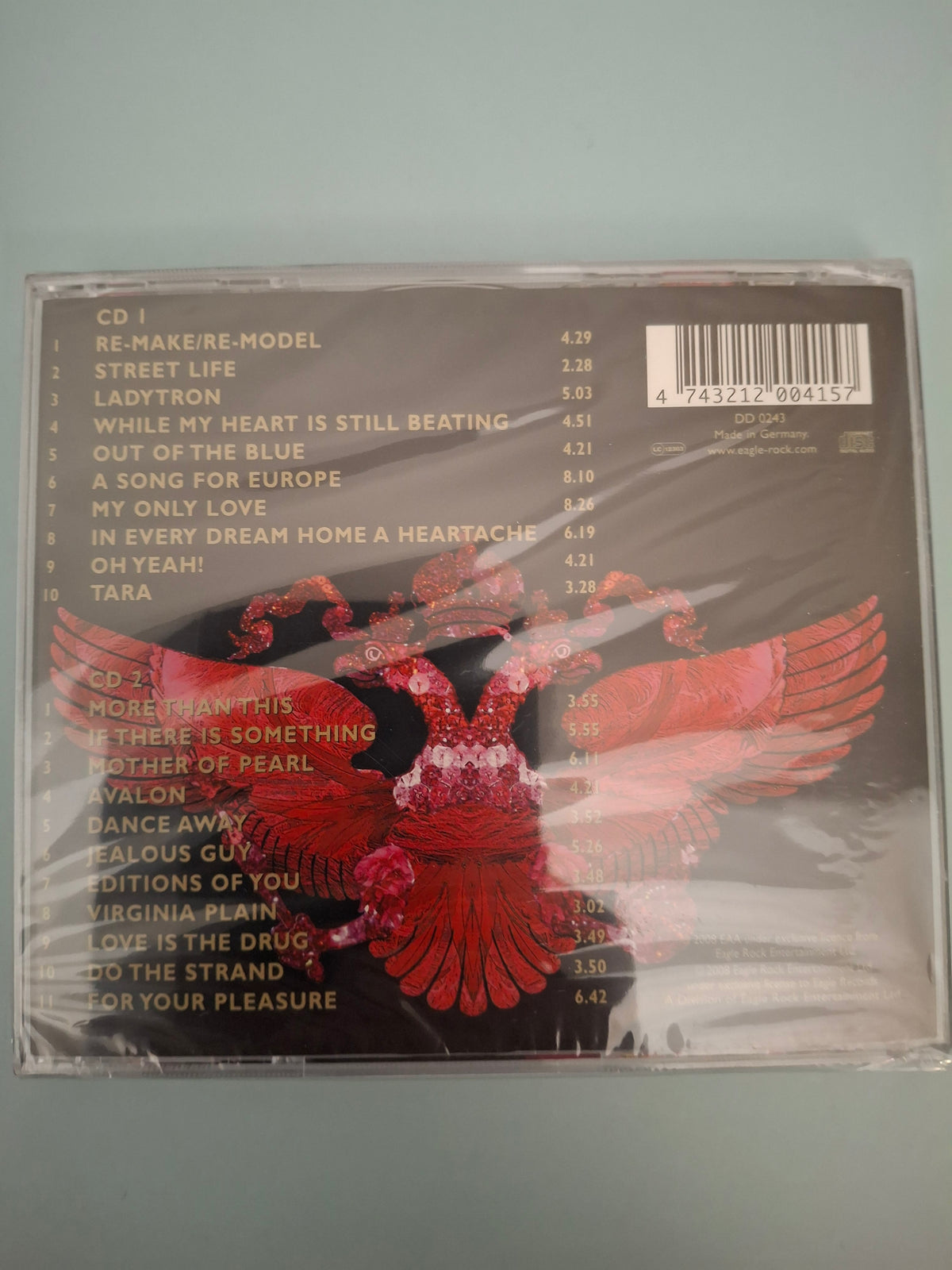 Roxy Music - Live Double CD (2003, Eagle Records EDGCD250)