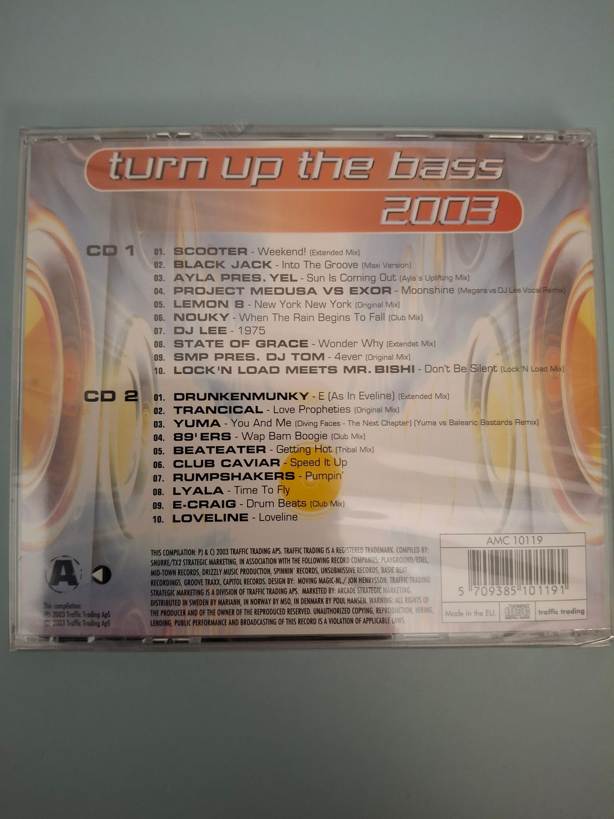 Various Artists - Turn Up The Bass 2003 Volume 1 Double CD (2003, AMC 10119)
