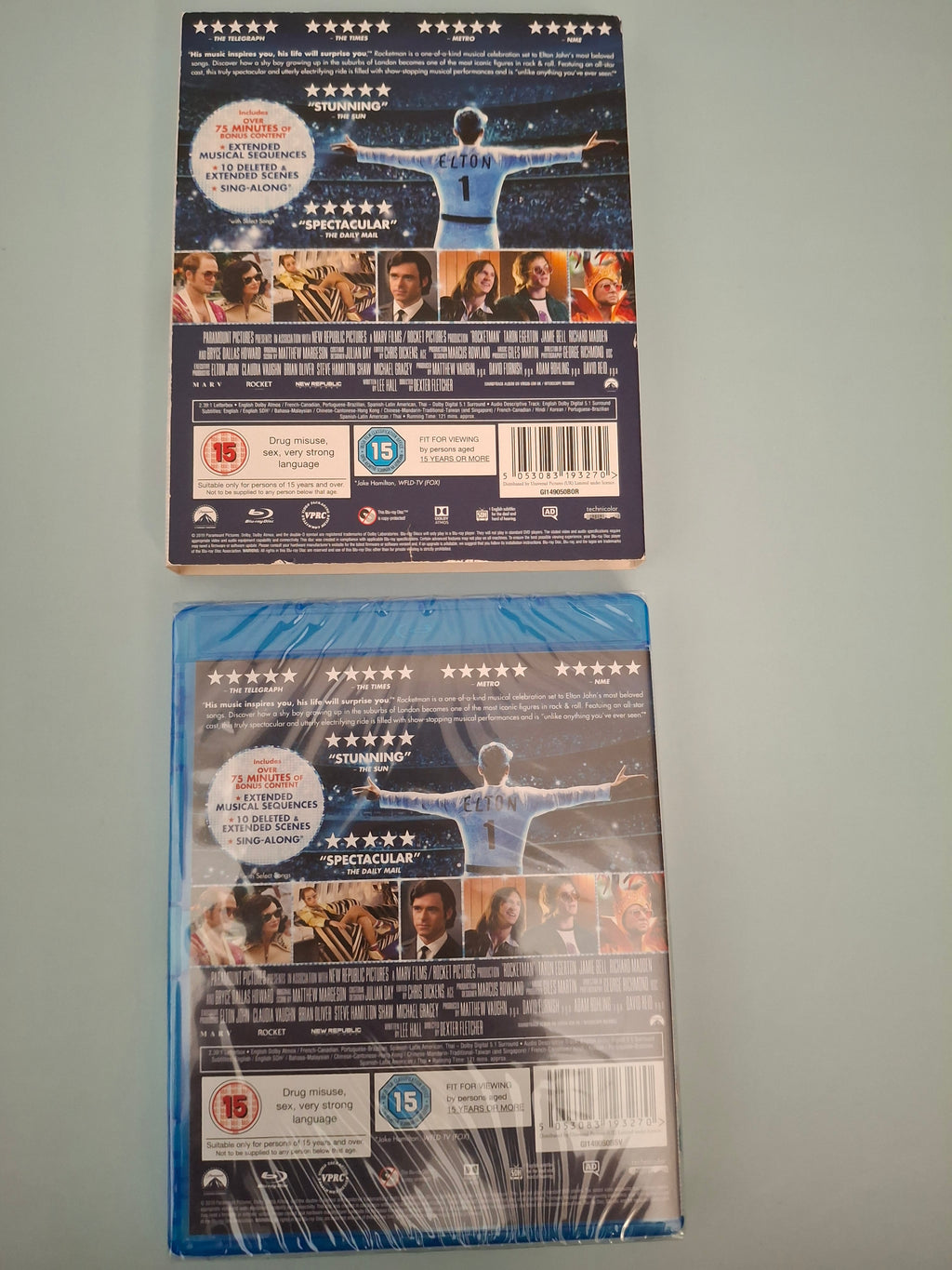 Rocketman Blu-Ray (2019, Paramount Home Entertainment)