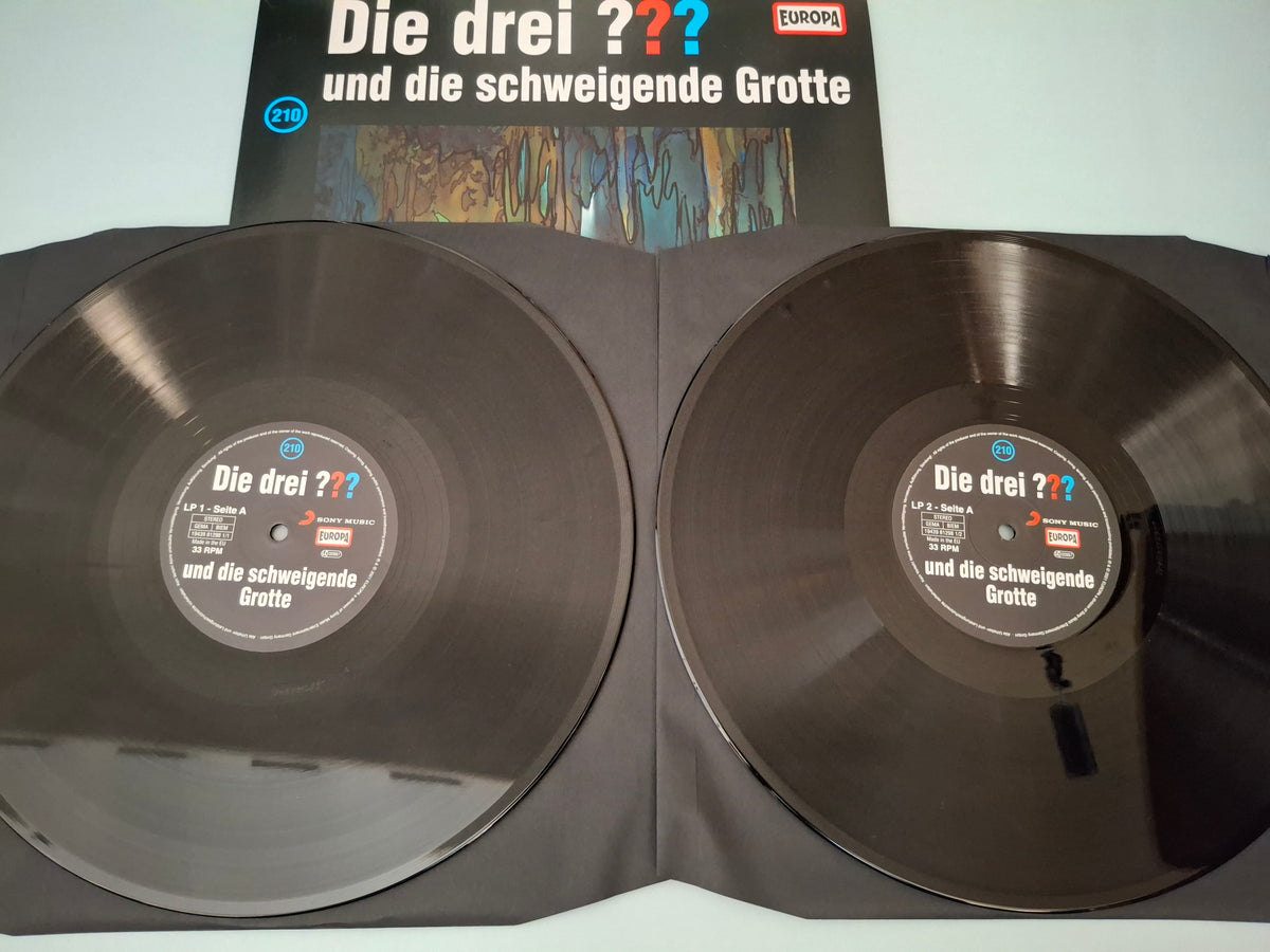 Die drei ??? und die schweigende Grotte 2LP Vinyl (2021, Europa 19439 81298 1)