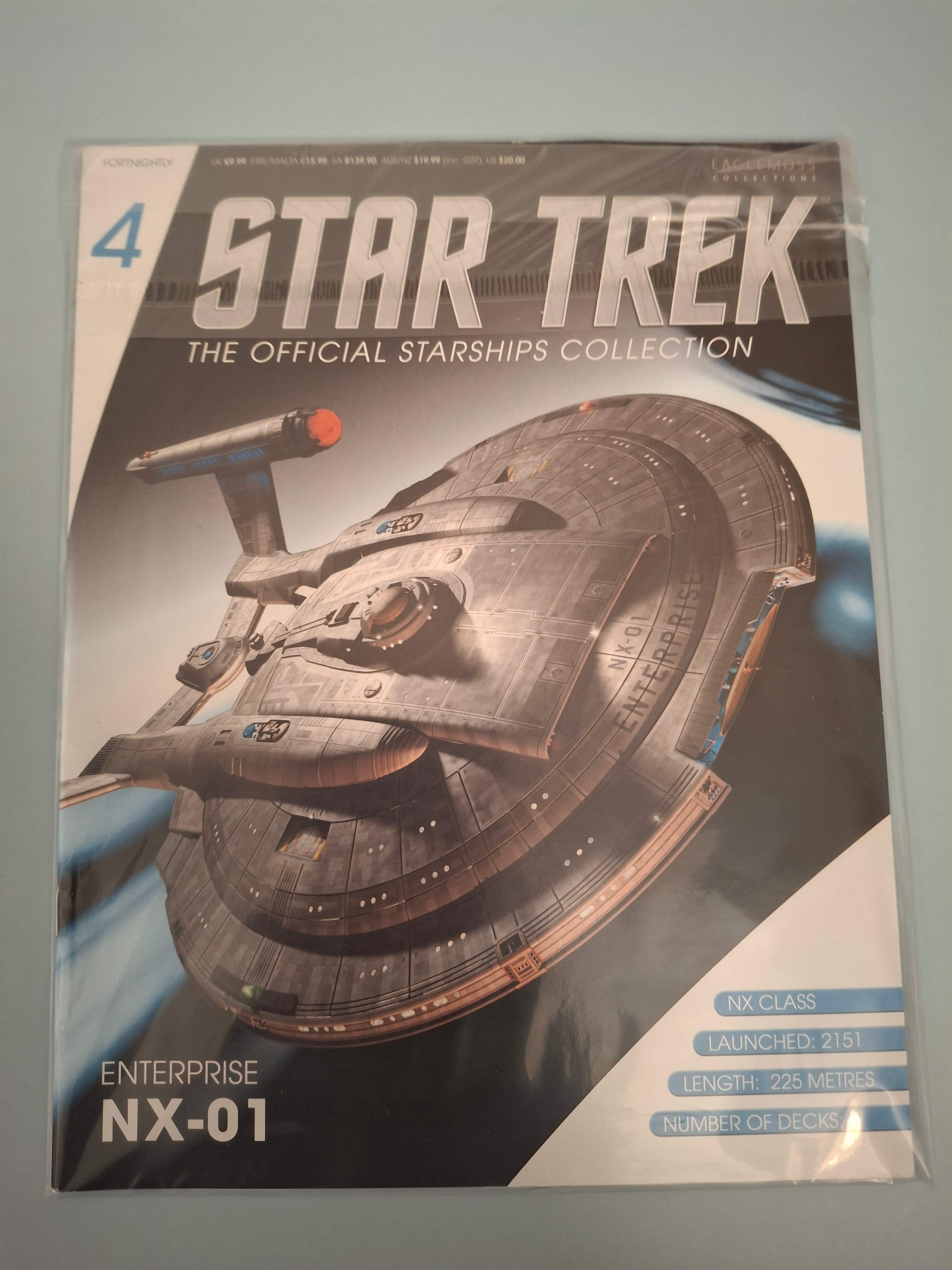 Eaglemoss Star Trek The Official Starships Collection Issue 4 Magazine Only (Enterprise NX-01, Out Of Print)