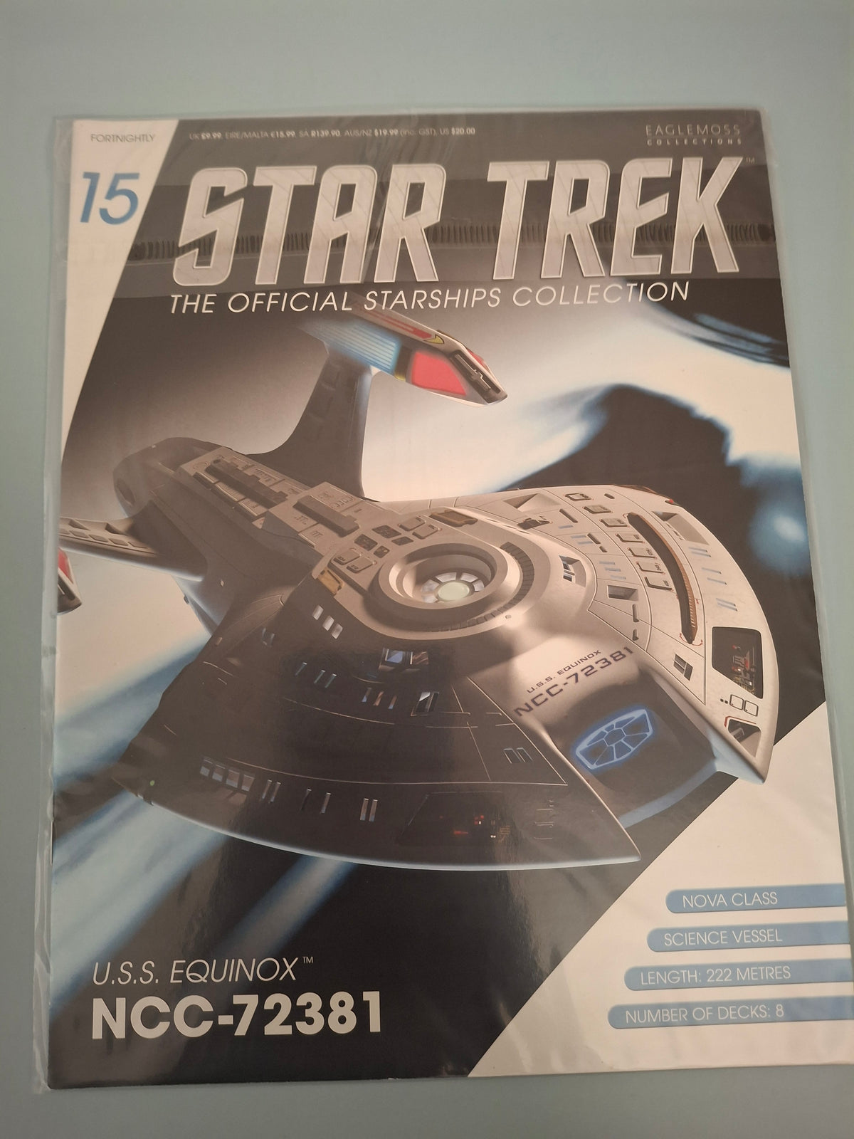 Eaglemoss Star Trek The Official Starships Collection Issue 15 Magazine Only (USS Equinox NCC-72381, Out Of Print