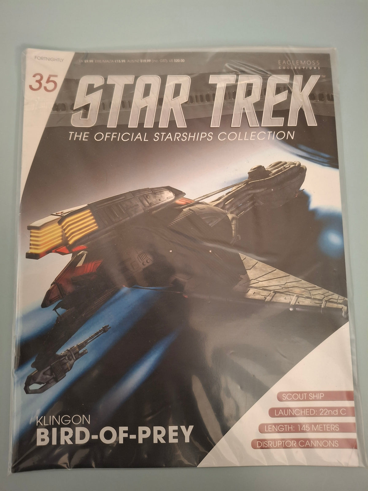 Eaglemoss Star Trek The Official Starships Collection Issue 35 Magazine Only (Klingon Bird-of-Prey 22nd Century, Out Of Print)