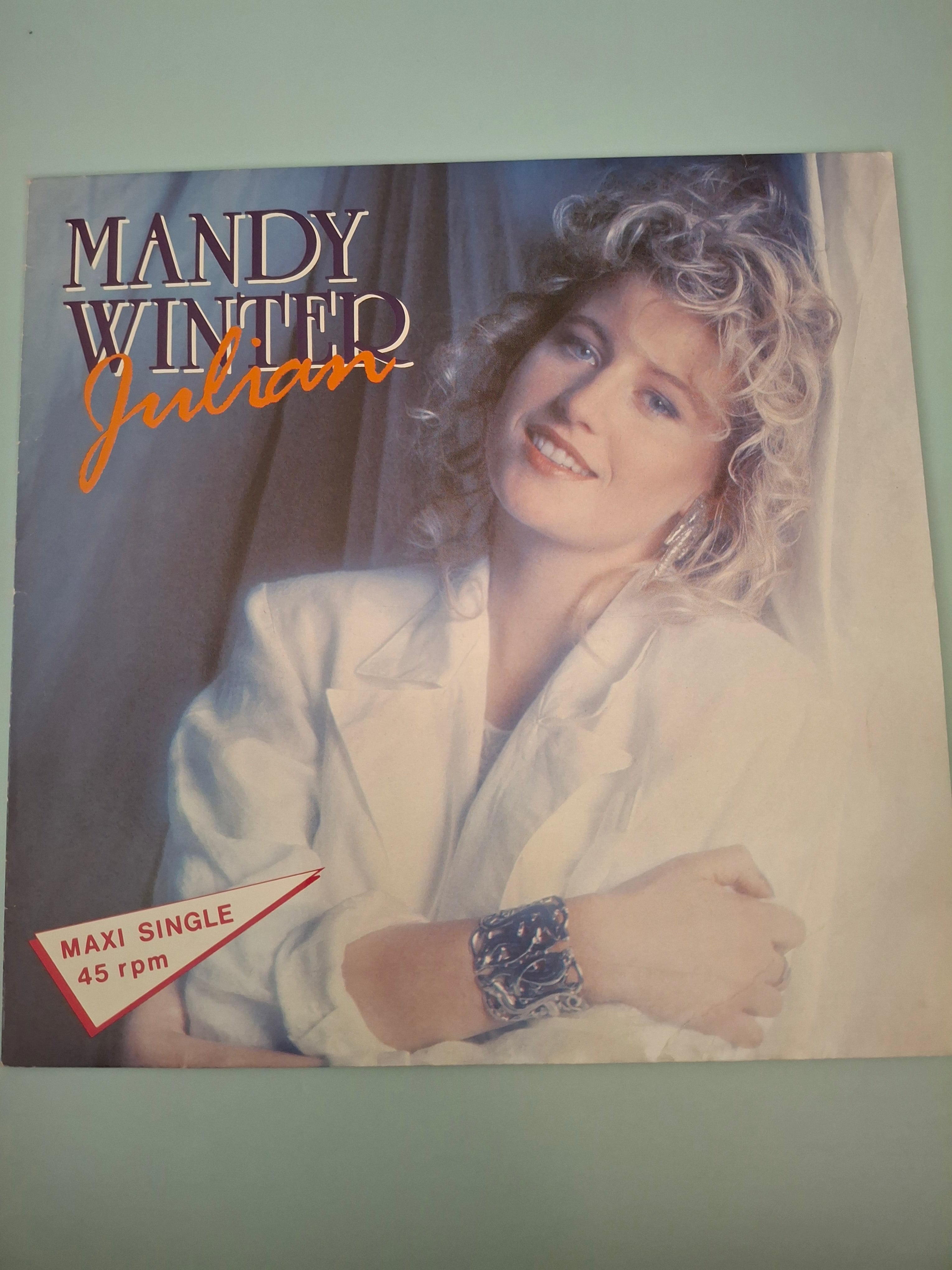 Mandy Winter - Julian Rare 12" Extended Maxi Single (German Import Pressing, 1987, EMI 1C 060-20 1748 6)