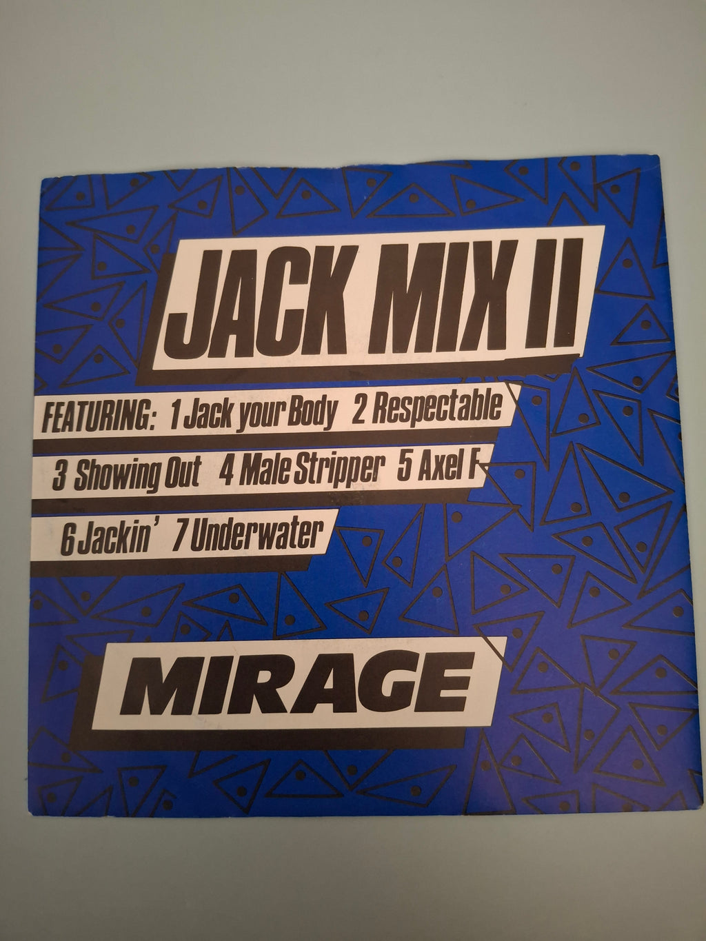 Mirage - Jack Mix II / Move On Out 7" Vinyl Single (UK Pressing, 1987, Debut Records DEBT 3022)