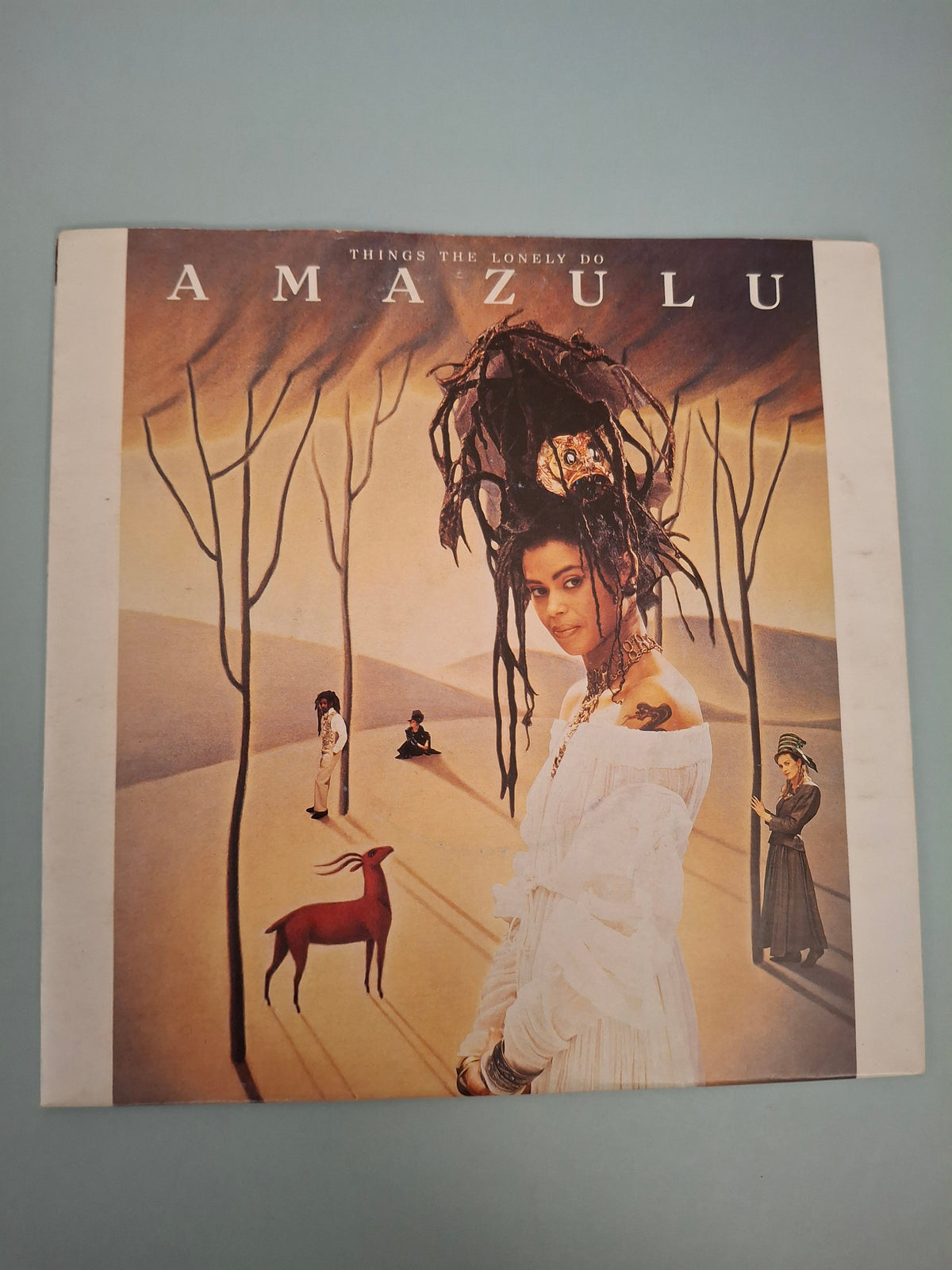 Amazulu - Things The Lonely Do Rare 7" Vinyl Single Poster Sleeve Edition (UK Pressing, 1986, Island Records IS 267)