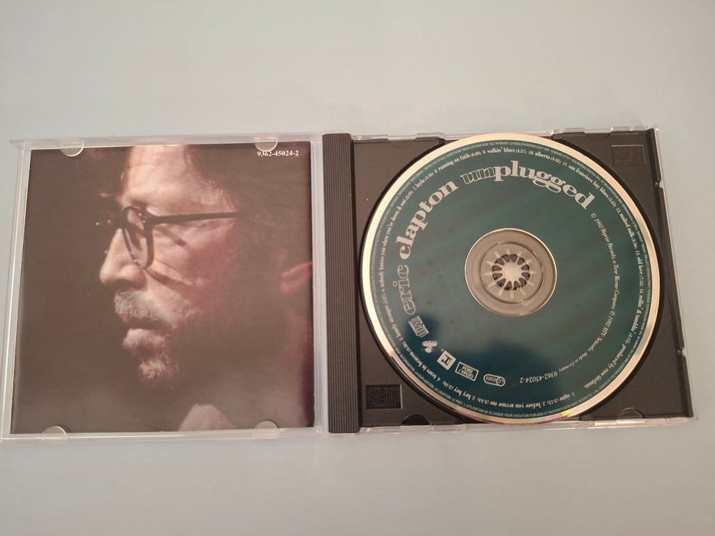 Eric Clapton - Unplugged Live Album (German CD Pressing, 1992, Duck / Reprise Records 9362-45024-2)