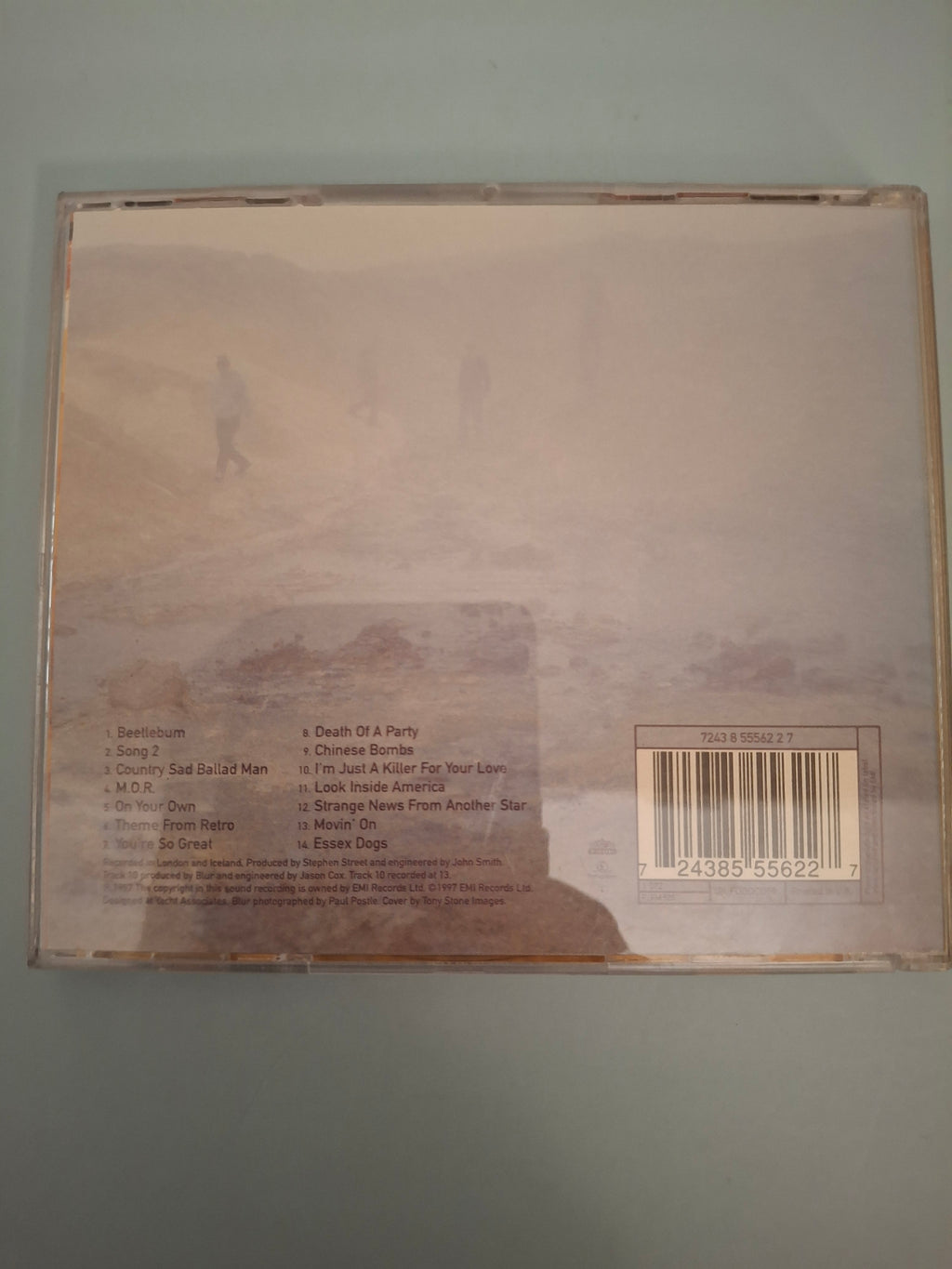 Blur - Blur Self-Titled Album (UK CD Pressing, 1997, Food Records / EMI 7243 8 55562 2 7)