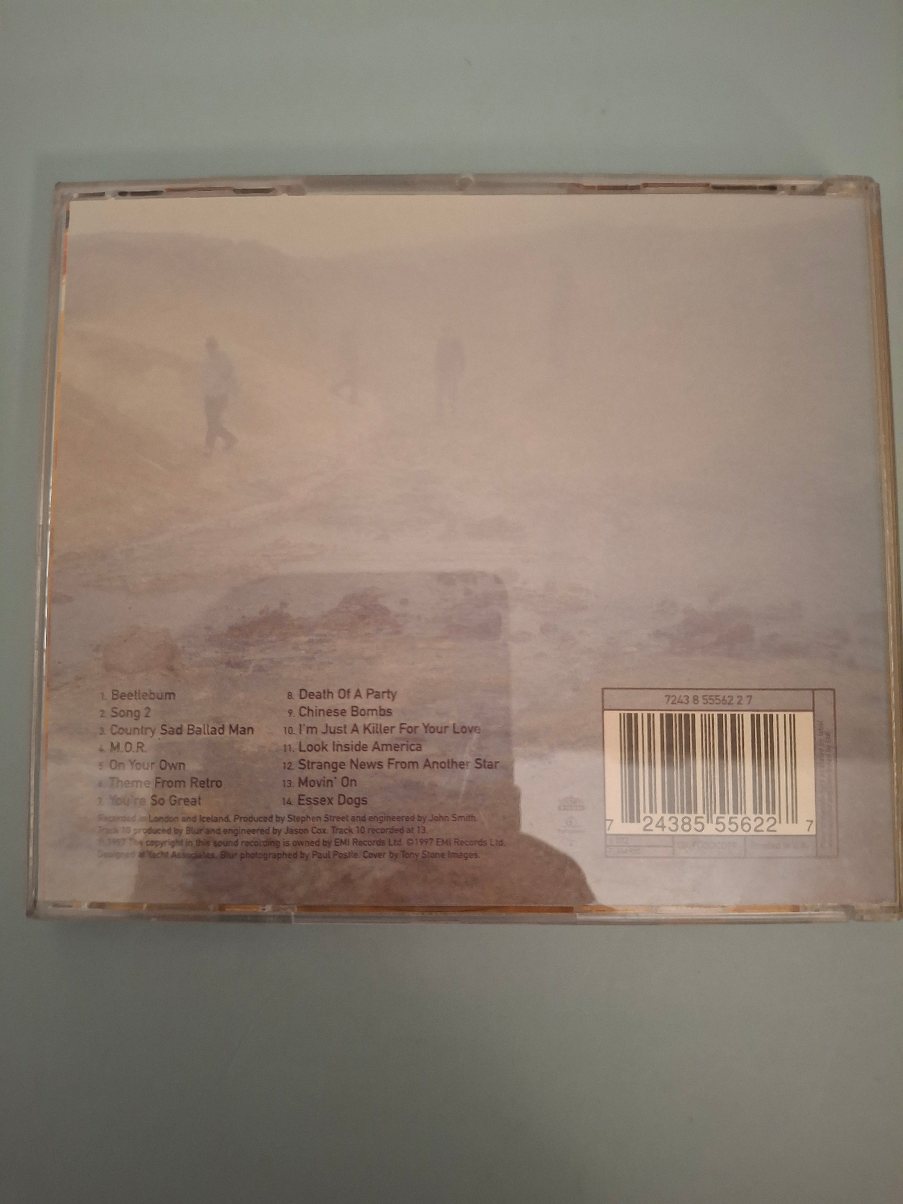 Blur - Blur Self-Titled Album (UK CD Pressing, 1997, Food Records / EMI 7243 8 55562 2 7)