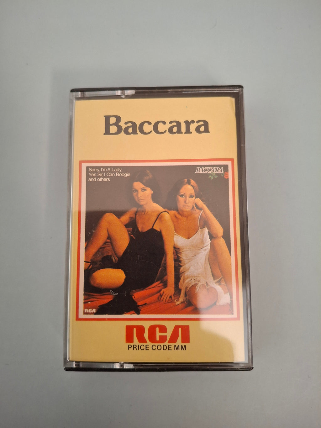 Baccara Self-Titled Debut Album (UK Cassette, 1977, RCA PK 28316)