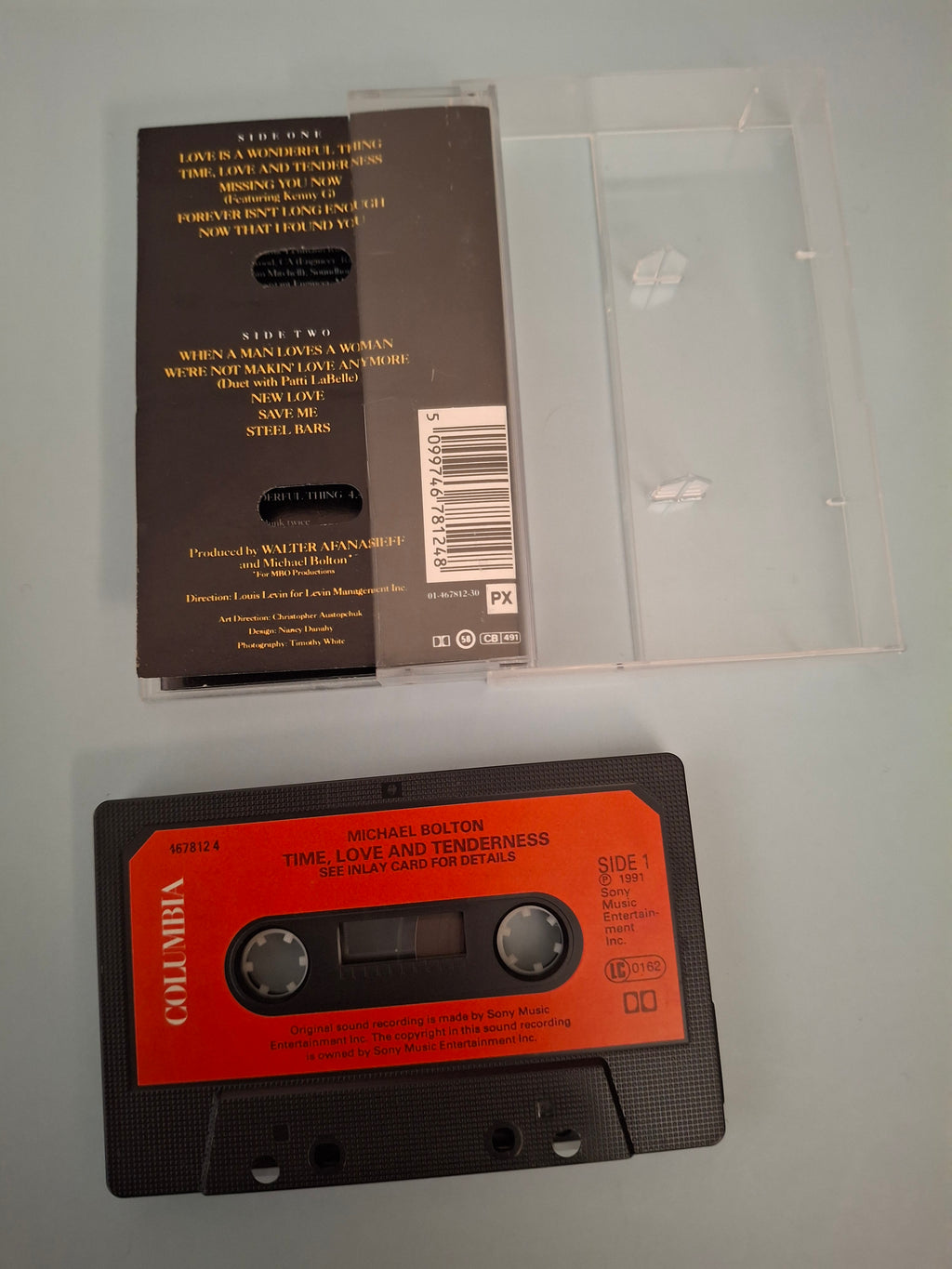 Michael Bolton - Time, Love & Tenderness Vintage Cassette Album (UK & Europe, 1991, 467812 4)