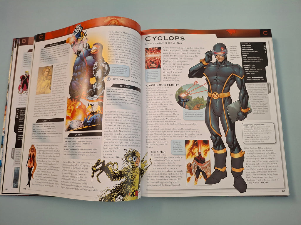 The Marvel Comics Encyclopedia Updated And Expanded Hardback Book 2009 DK (ISBN 9781405344157)