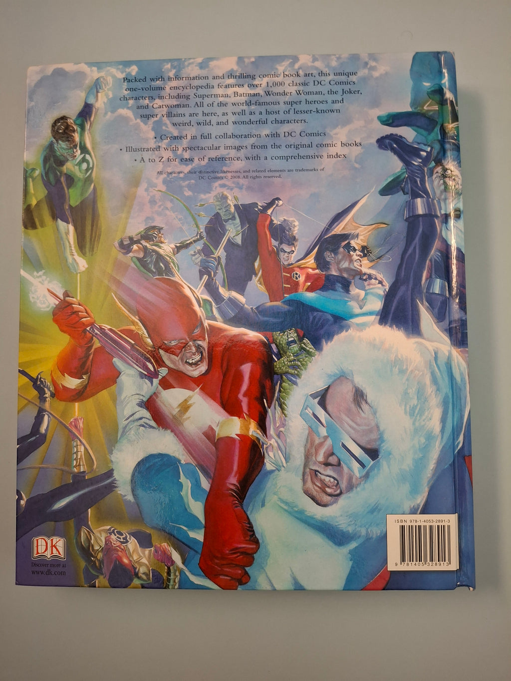 The DC Comics Encyclopedia Updated And Expanded Hardback Book 2009 DK (ISBN 9781405328913)