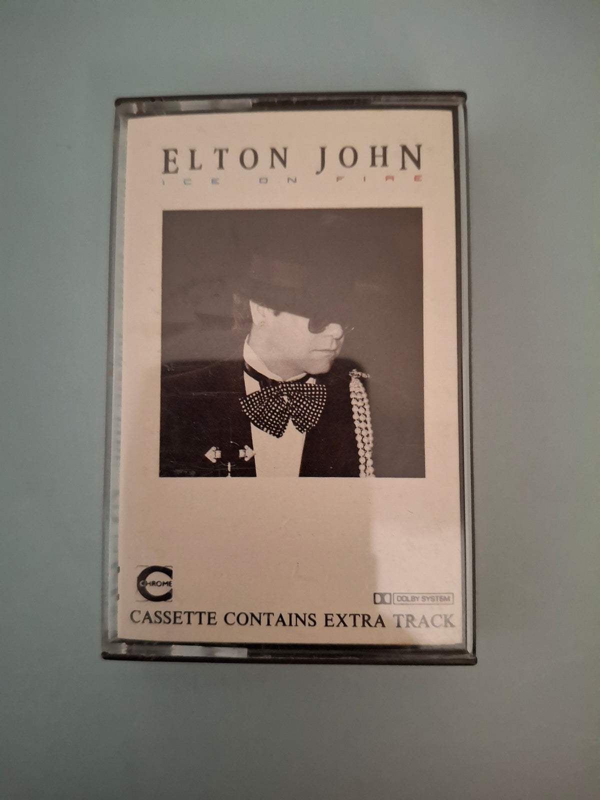 Elton John - Ice On Fire Cassette Tape Album 1985 UK First Pressing Chrome Tape With Bonus Track (REWND 26)