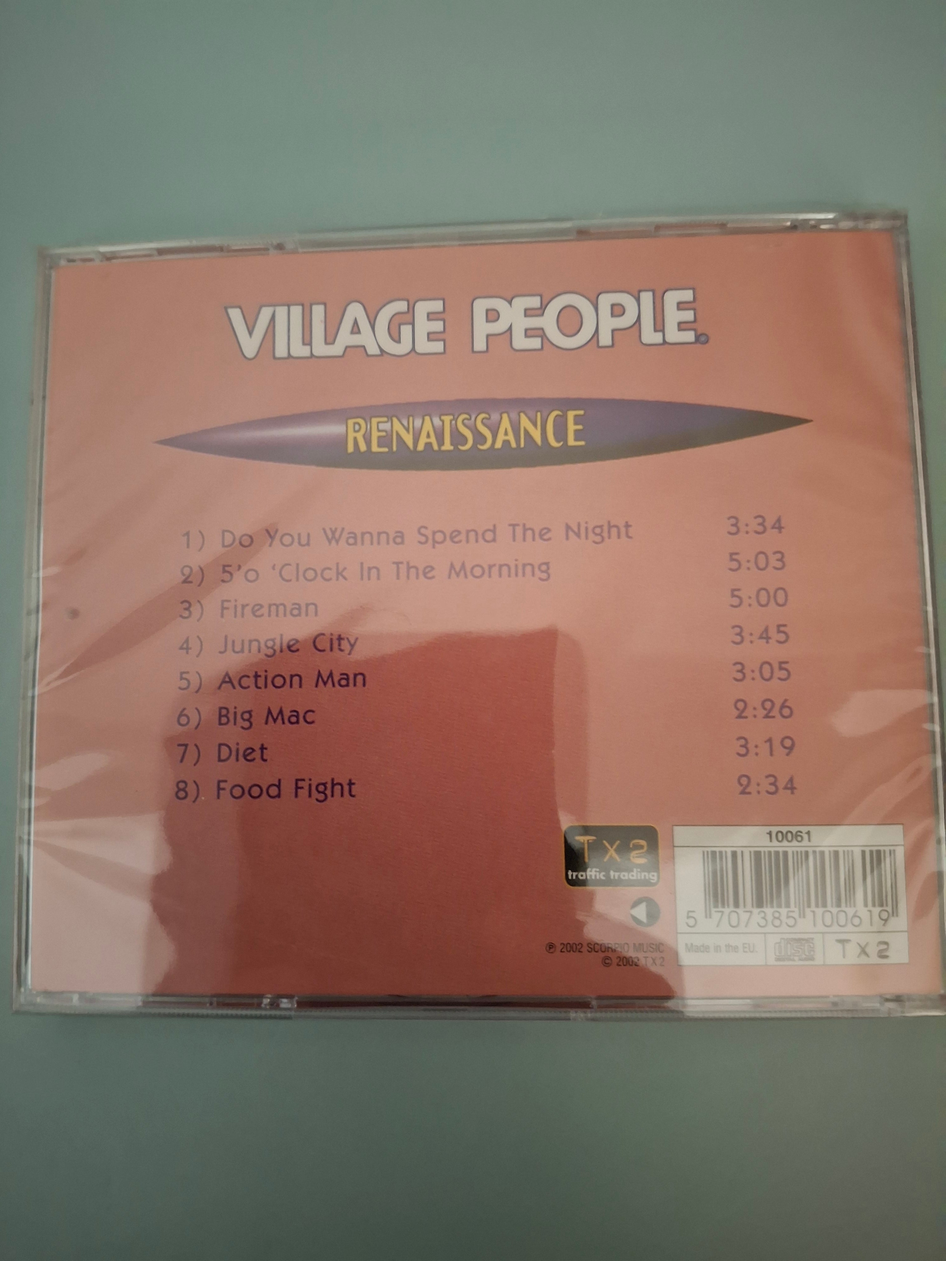 Village People - Renaissance CD Album 2002 European Import New & Sealed (TX2 10061)
