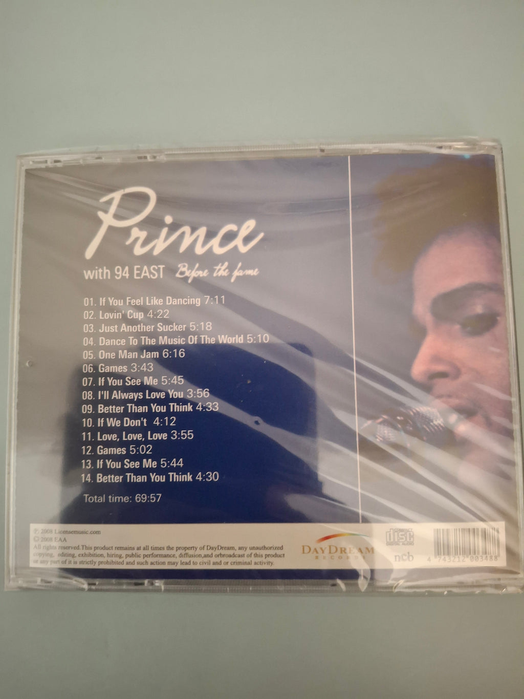 Prince With 94 East - Before The Fame CD Album 2008 Scandinavian Import New & Sealed (DD 0195)