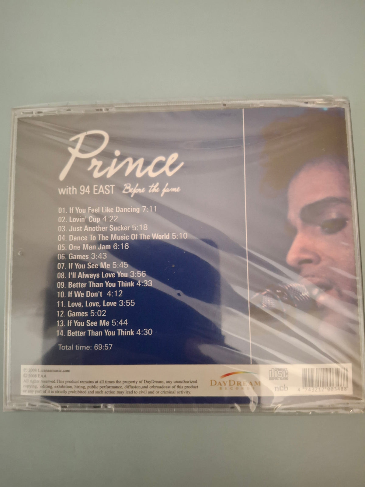 Prince With 94 East - Before The Fame CD Album 2008 Scandinavian Import New & Sealed (DD 0195)