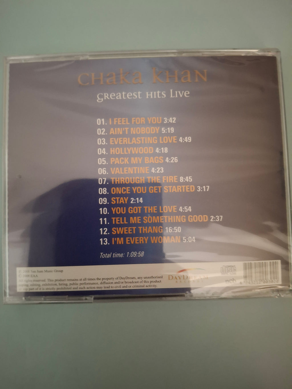 Chaka Khan - Greatest Hits Live CD Album 2008 Scandinavian Import New & Sealed (DD 0149)