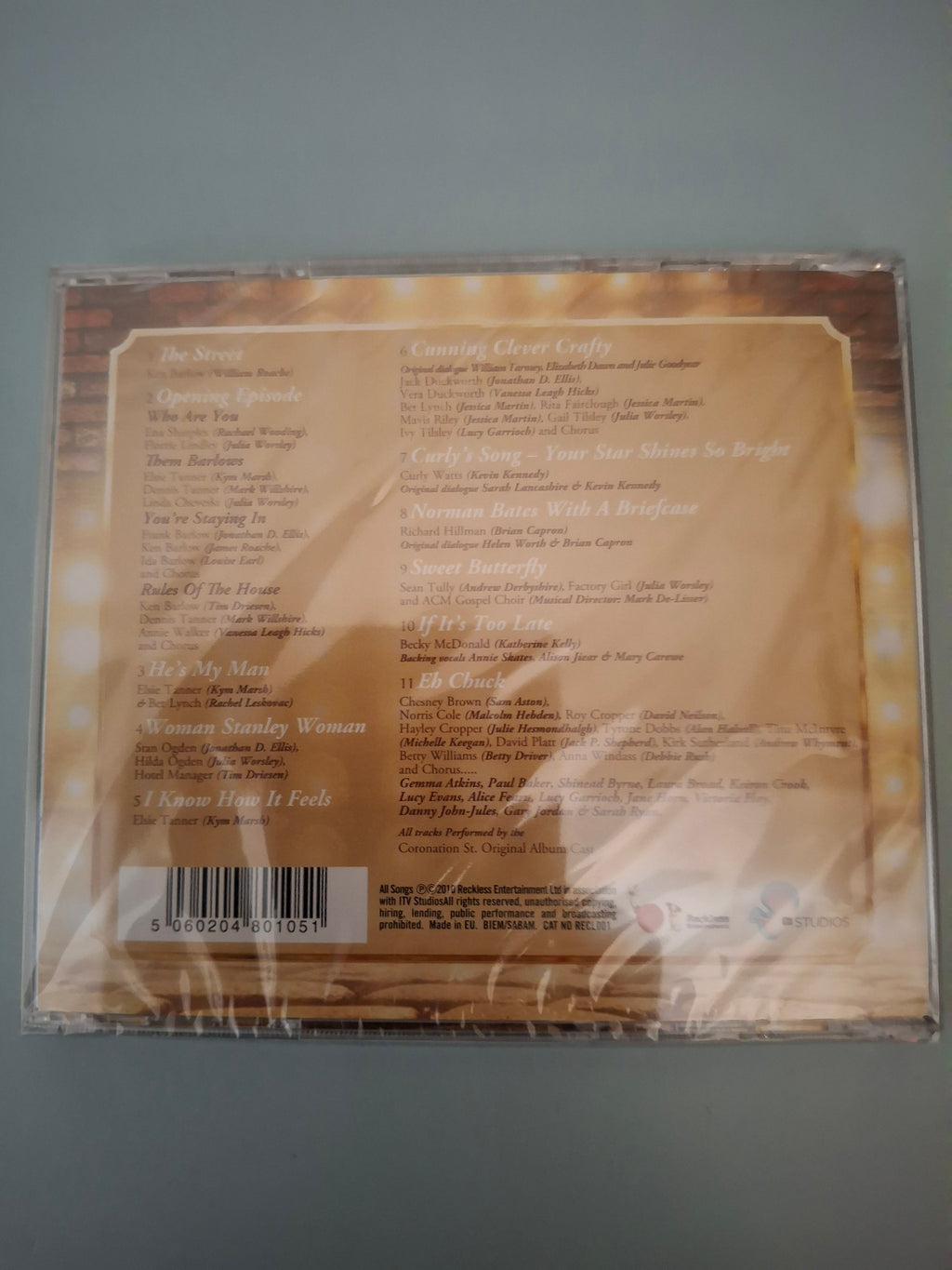 Coronation Street - Rogues, Angels, Heroes & Fools The Album CD 2010 UK First Pressing New & Sealed (RECL001)