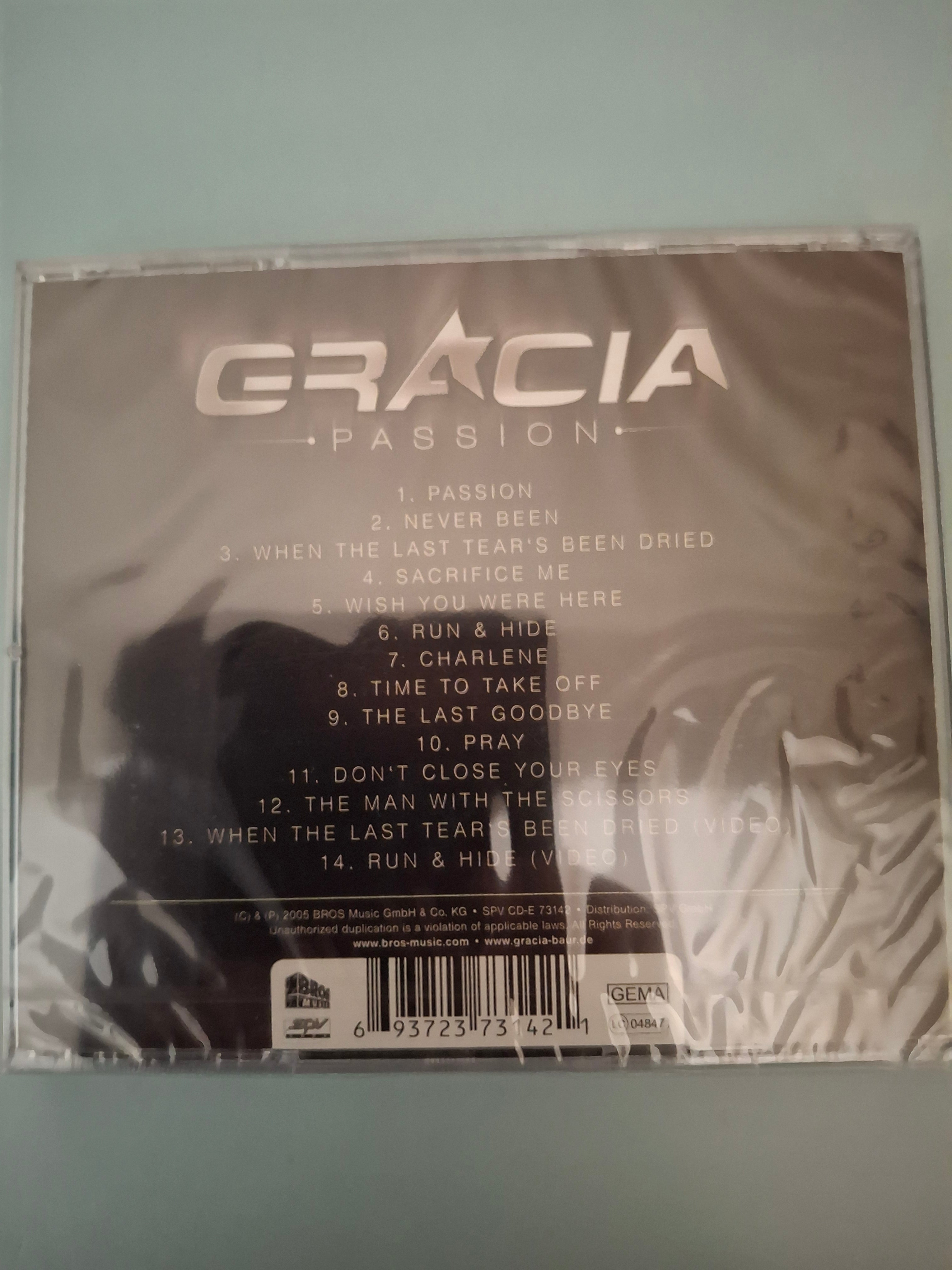 Gracia - Passion CD Album 2005 German Import New & Sealed (693723731421)