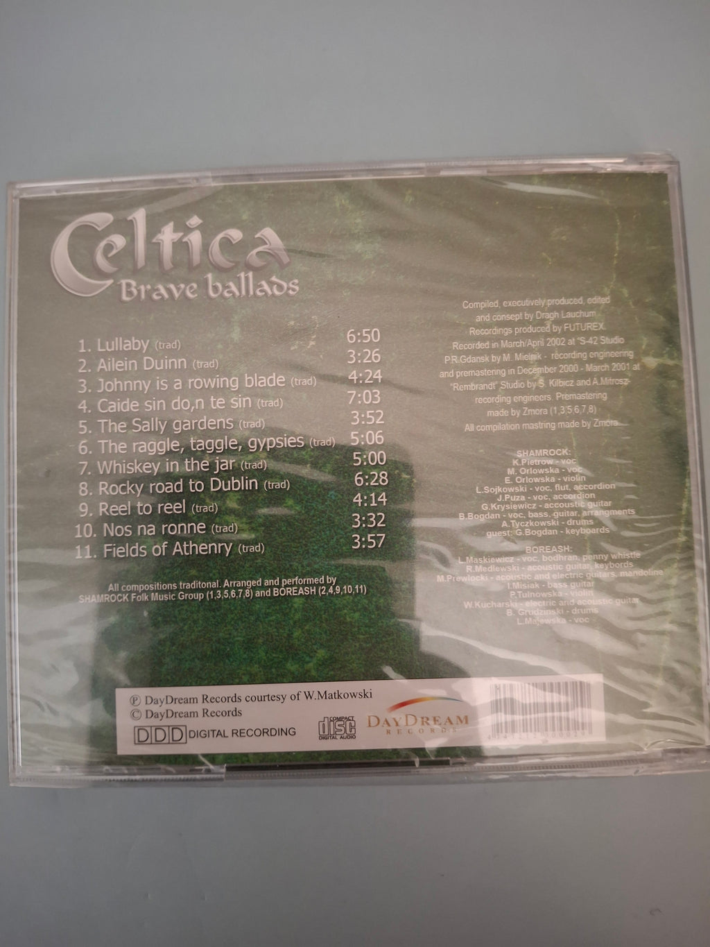 The Shamrock Folk Music Group & Boreash - Celtica - Brave Ballads CD Album 2002 Scandinavian Import New & Sealed (DayDream Records)