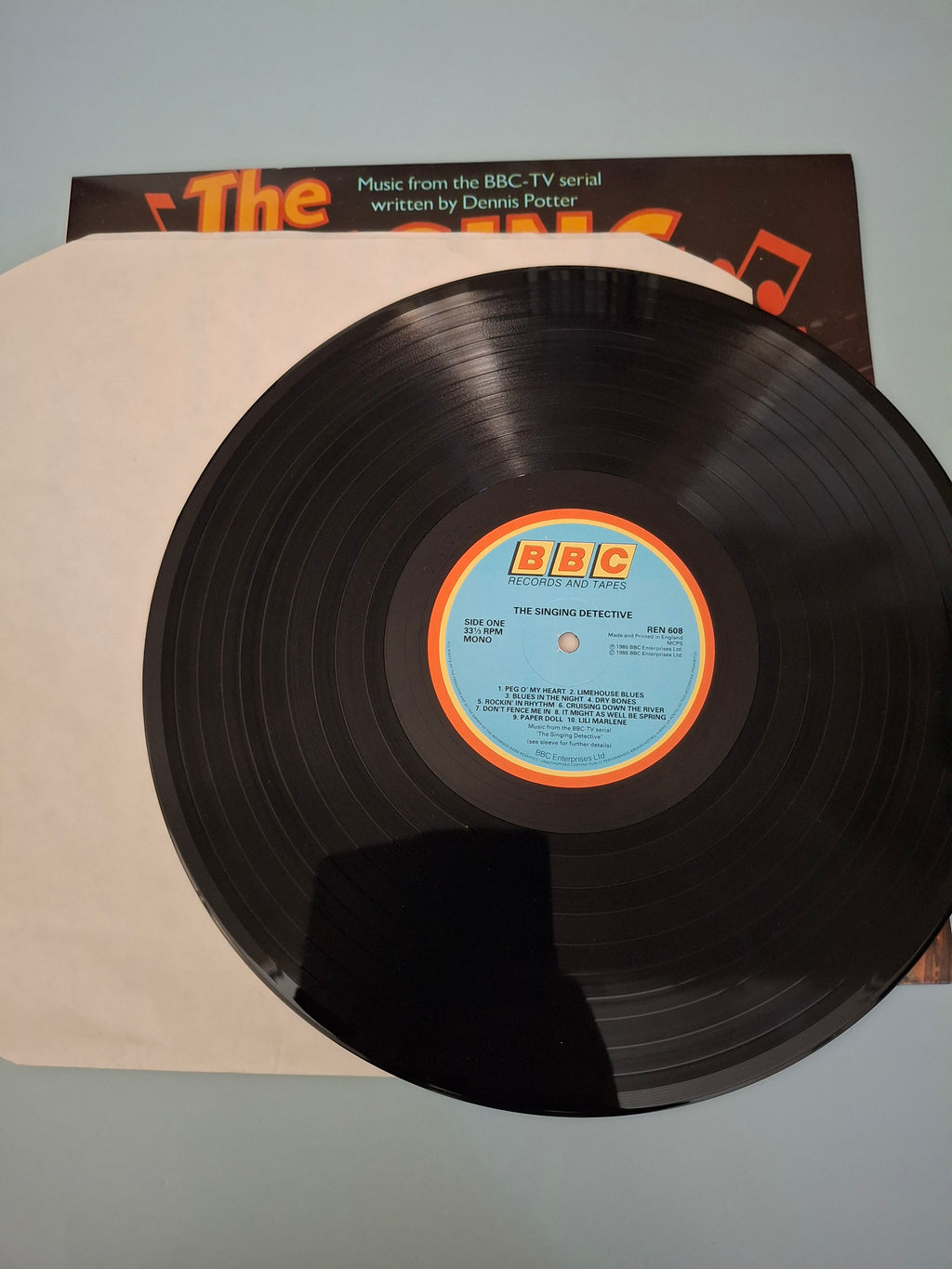 The Singing Detective: Music From The BBC-TV Serial Vinyl LP (1986, REN 608)