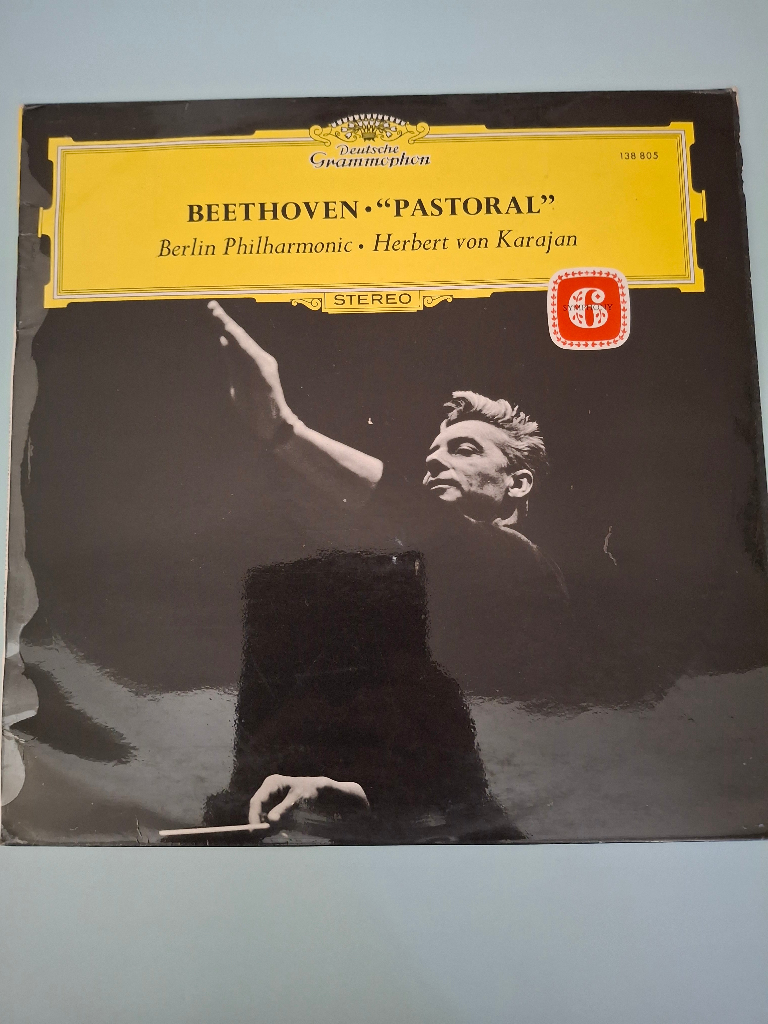 Beethoven: Symphony No. 6 "Pastoral" Vinyl LP - Herbert von Karajan, Berlin Philharmonic (1962, 138 805)
