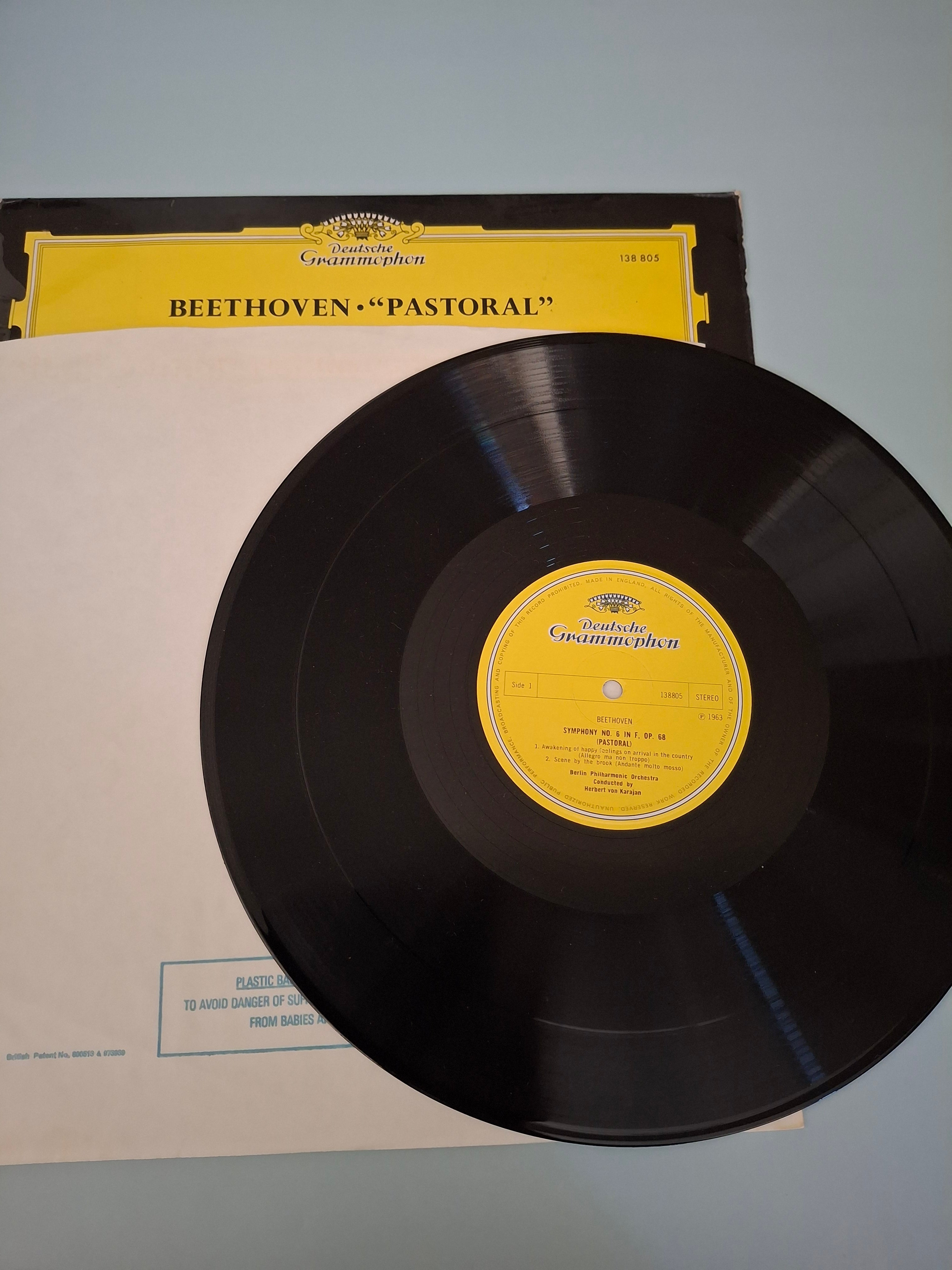 Beethoven: Symphony No. 6 "Pastoral" Vinyl LP - Herbert von Karajan, Berlin Philharmonic (1962, 138 805)