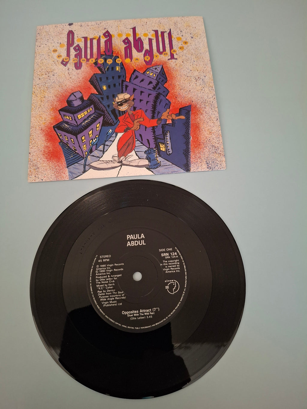 Paula Abdul: Opposites Attract 7" Vinyl Single (1990, SRN 124)