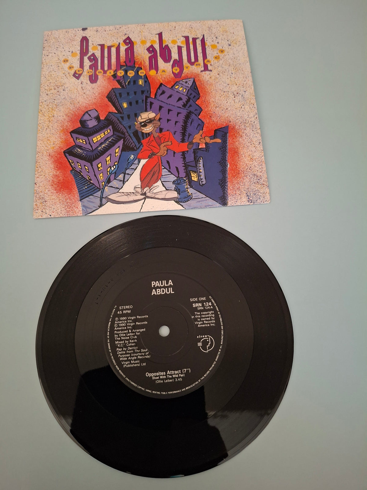 Paula Abdul: Opposites Attract 7" Vinyl Single (1990, SRN 124)